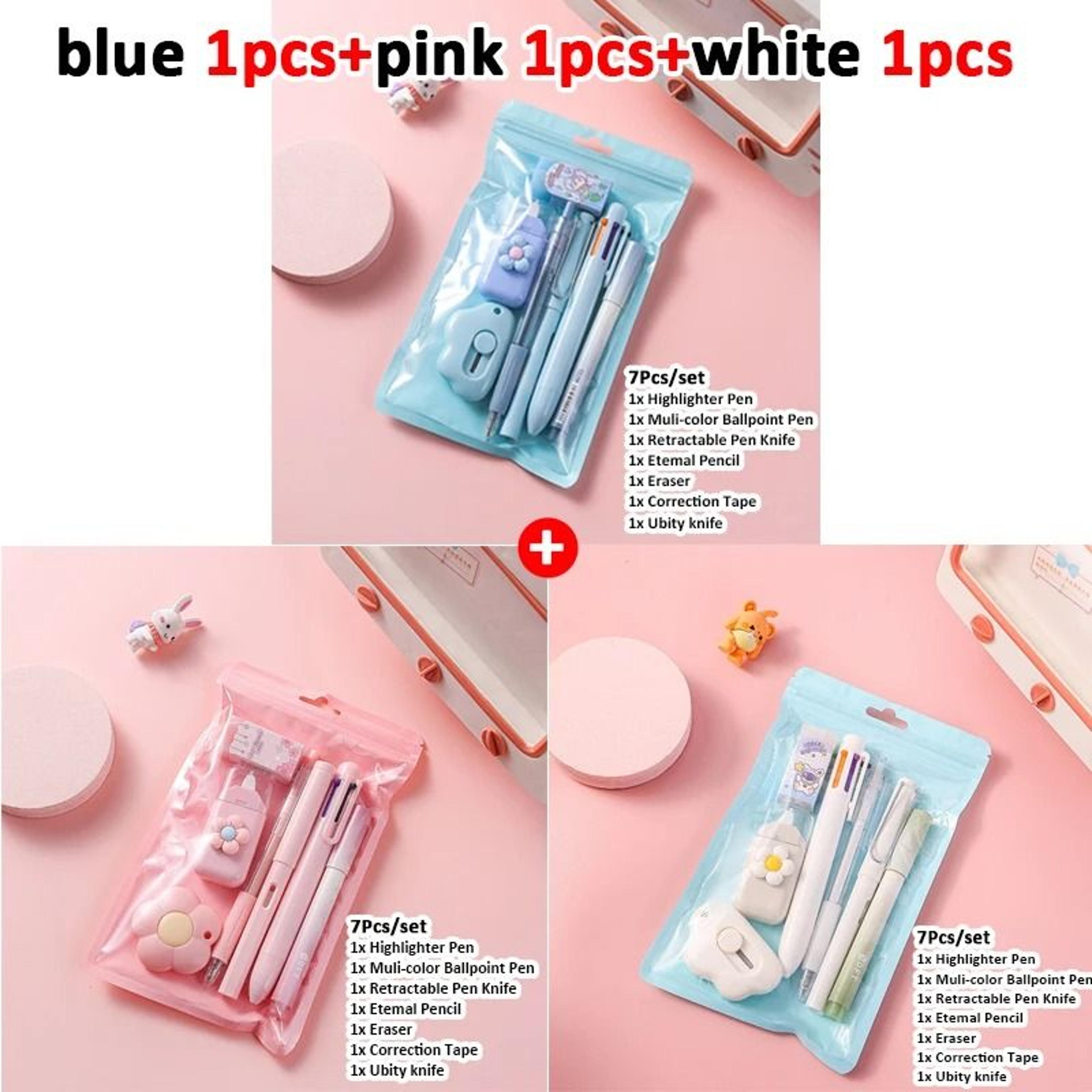 7 In 1 School Stationery Set Complete Student Supplies Gift Kit 22