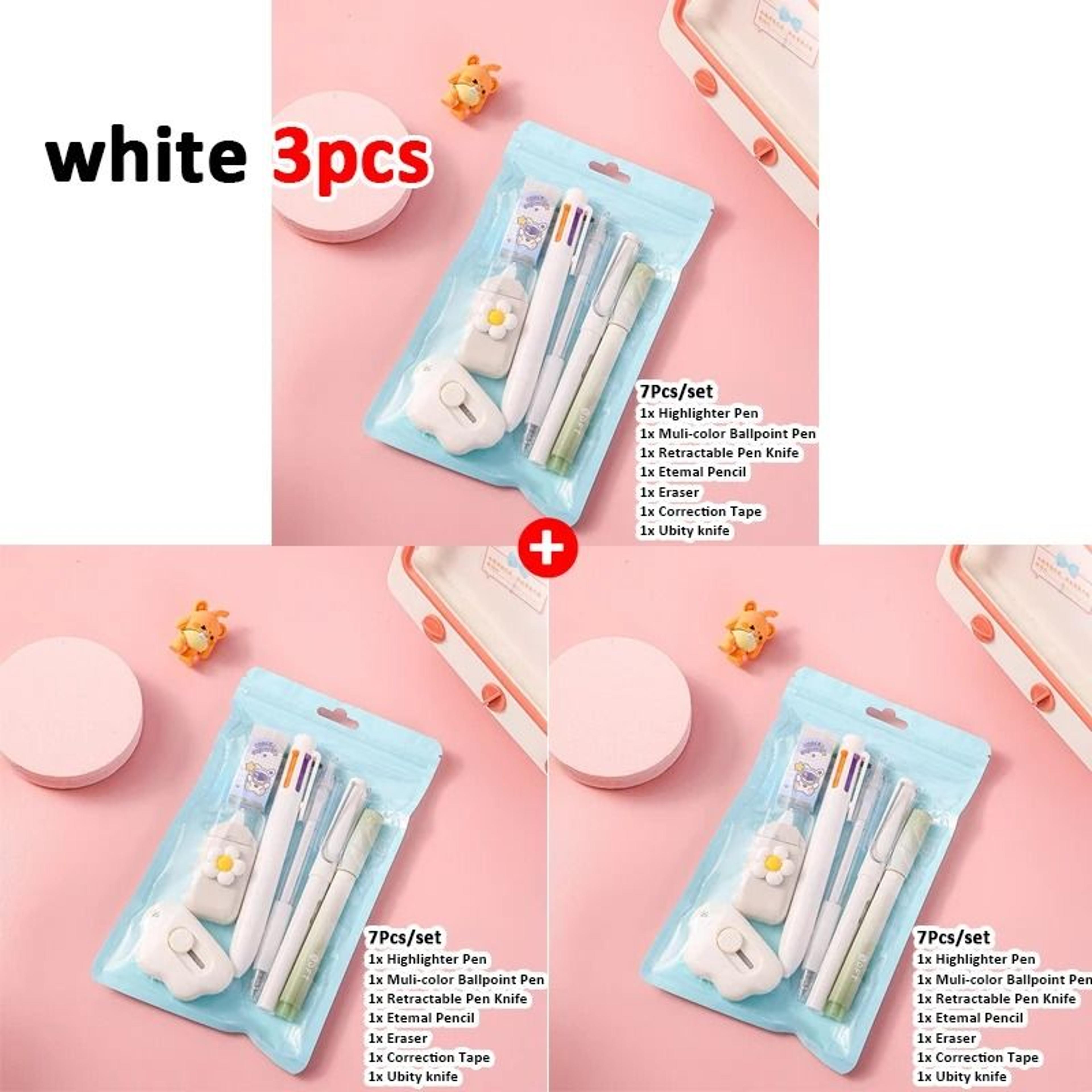7 In 1 School Stationery Set Complete Student Supplies Gift Kit 16