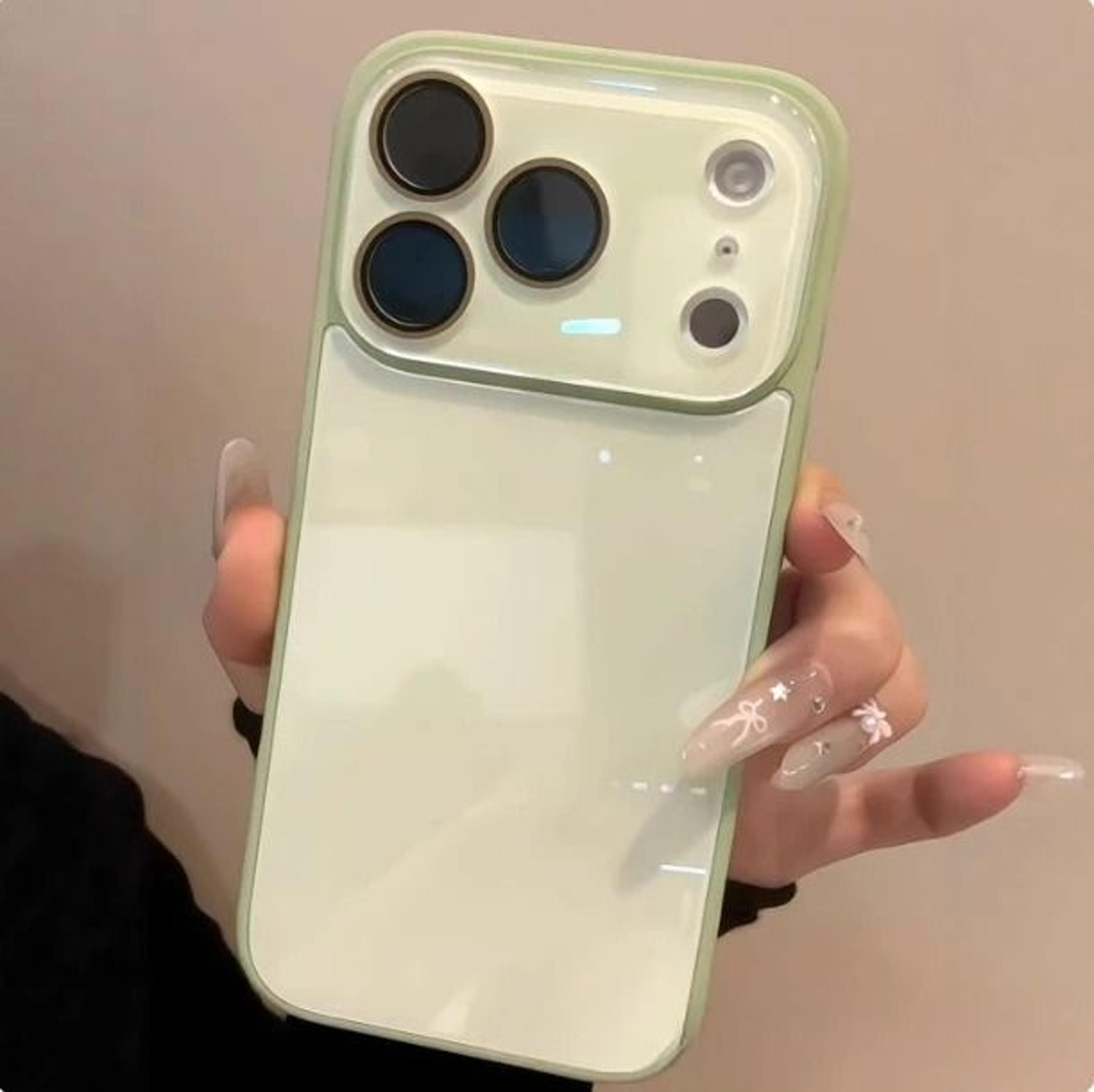 Luxury IPhone Tempered Glass Case Shockproof Hard Back With Camera Protection 6