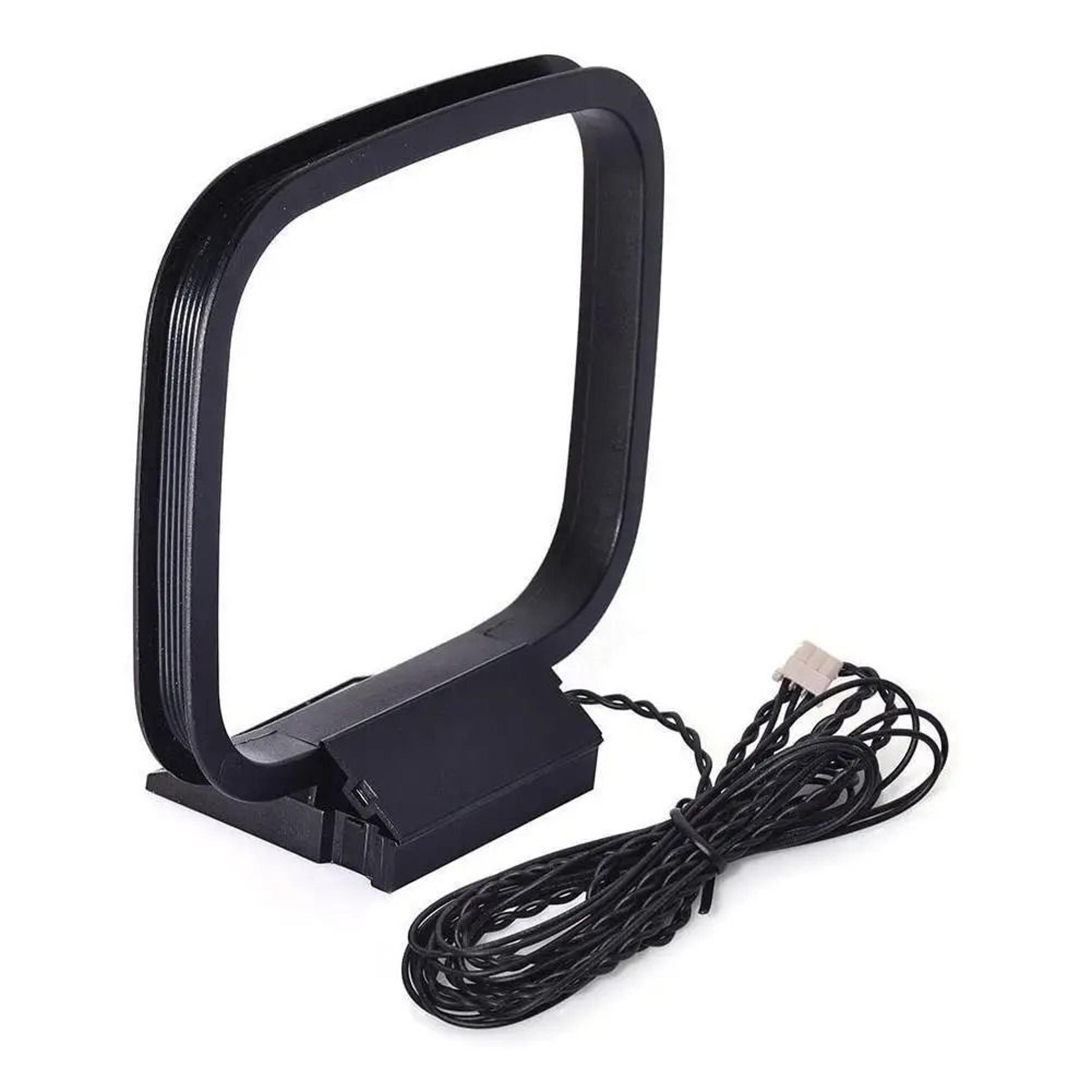 universal fm am radio antenna loop signal booster for stereo receivers