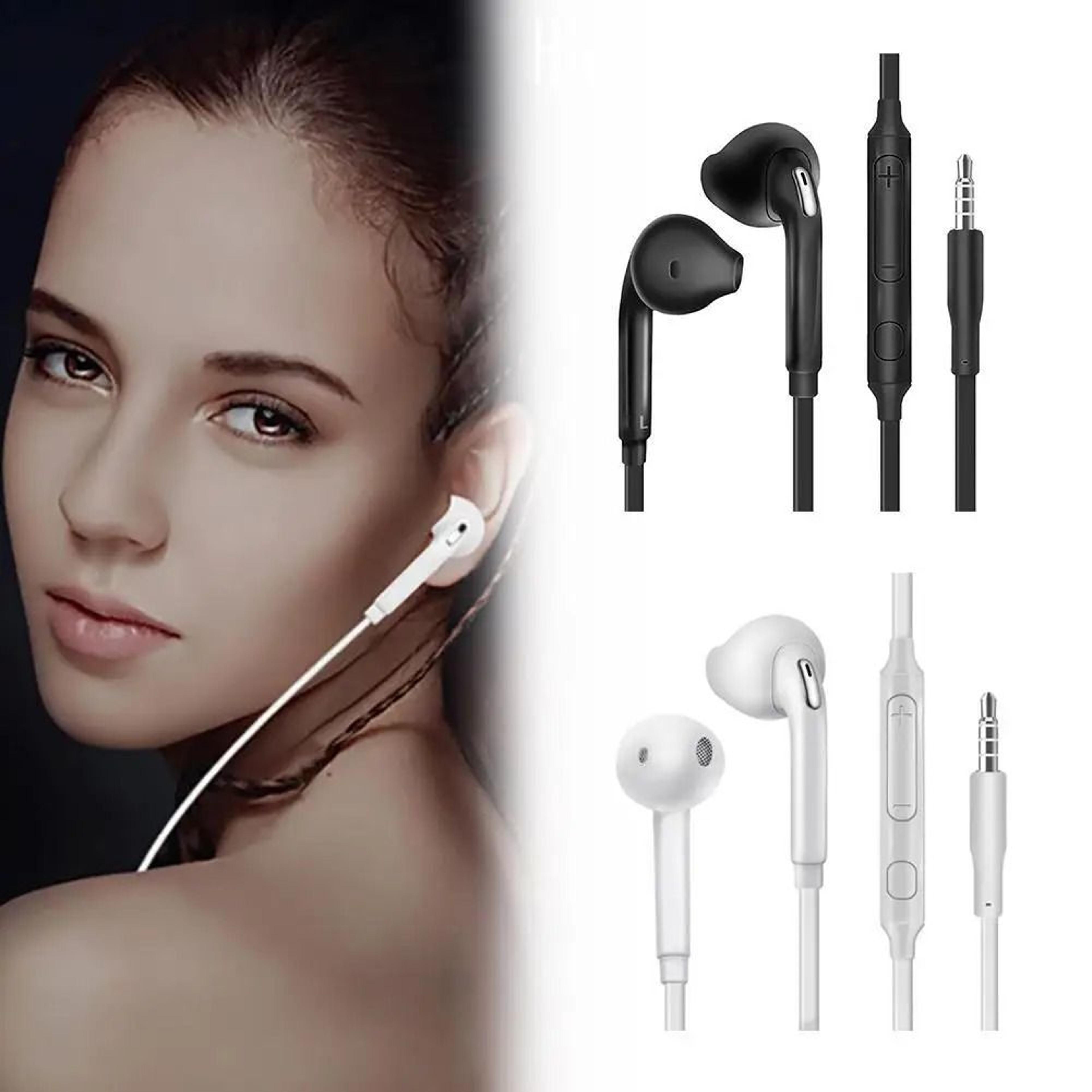 wired earphones with microphone 3.5mm in ear headphones for clear calls and music