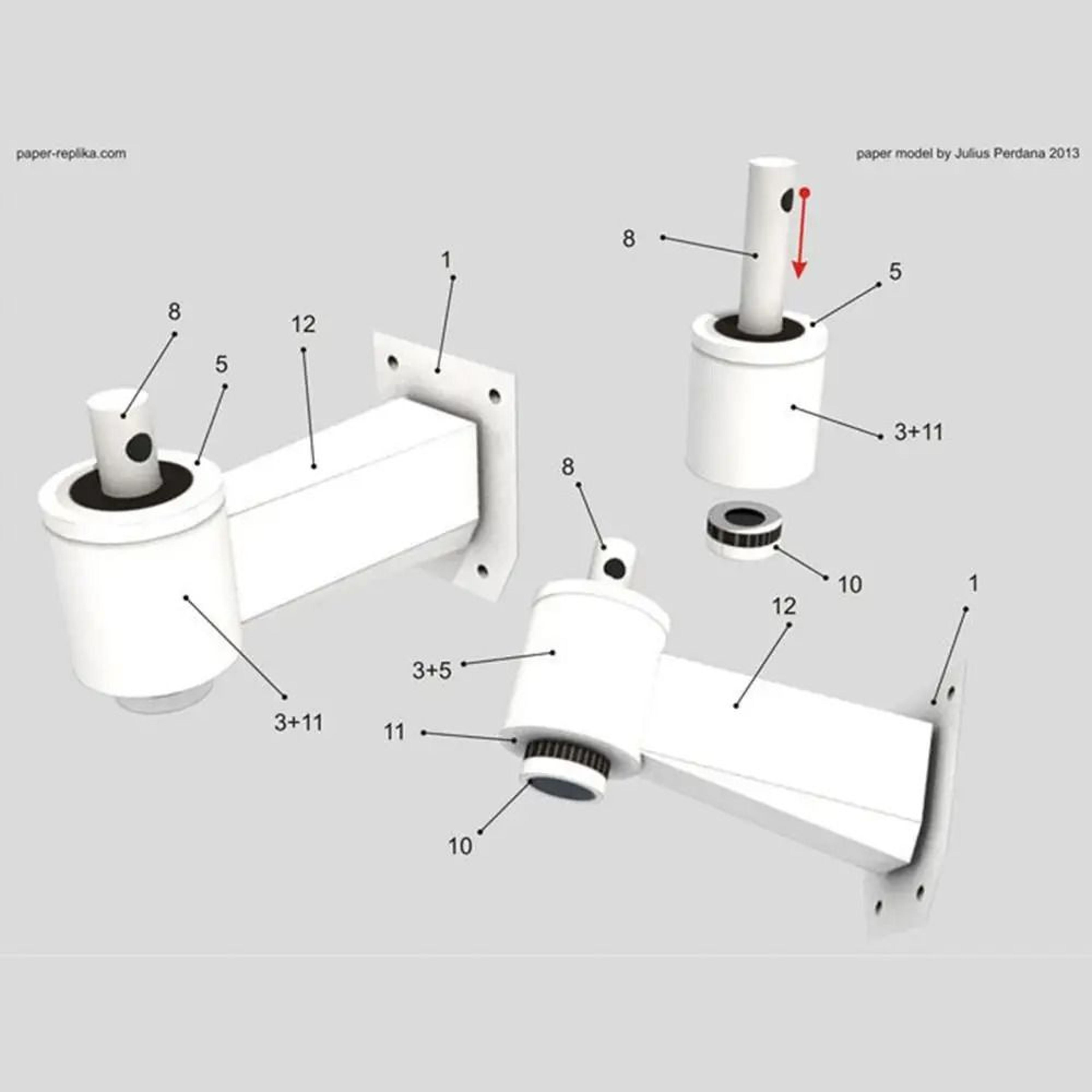 Dummy Security Camera With LED Flash Outdoor Indoor Fake CCTV 2
