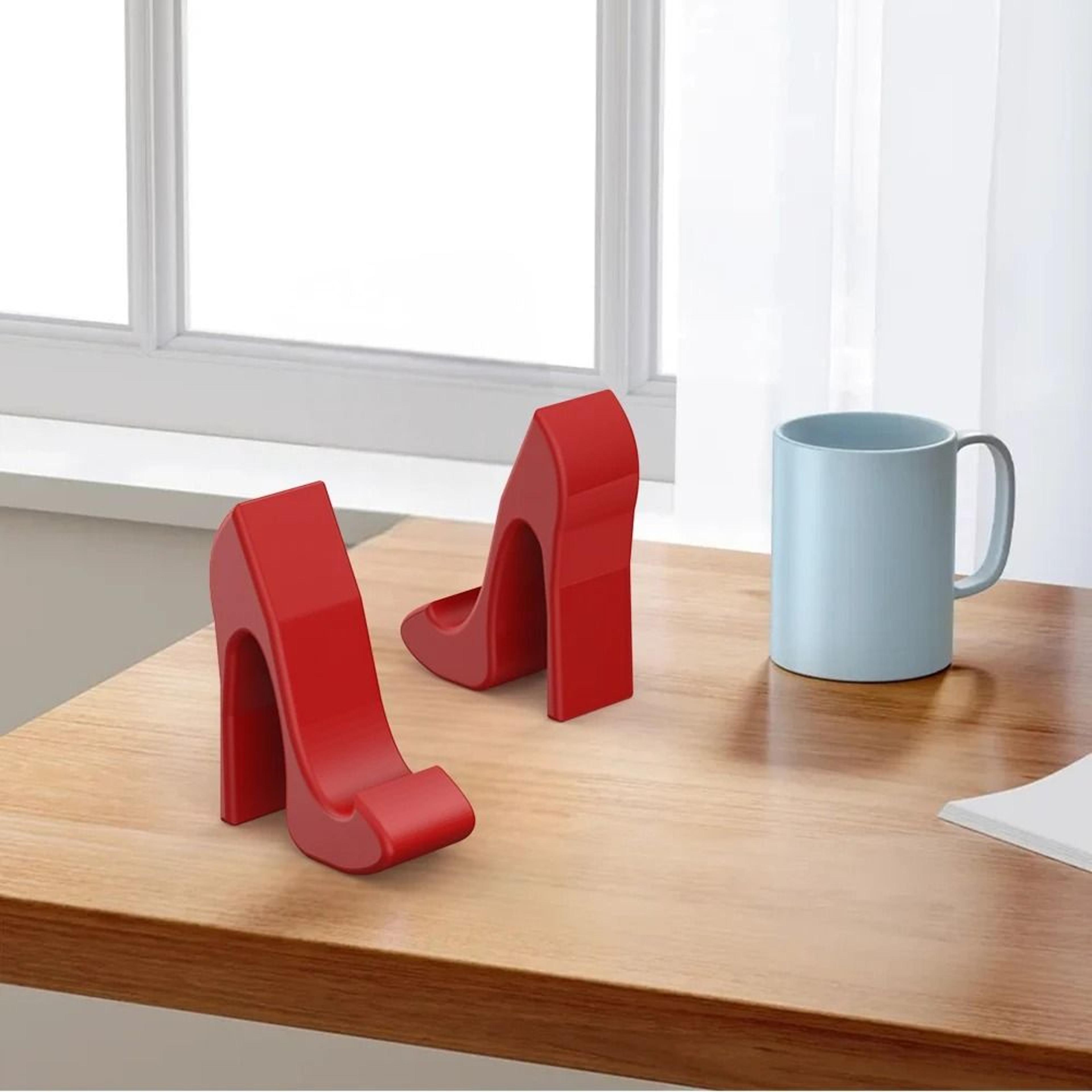 high heel phone stand holder cute desk mobile phone stand