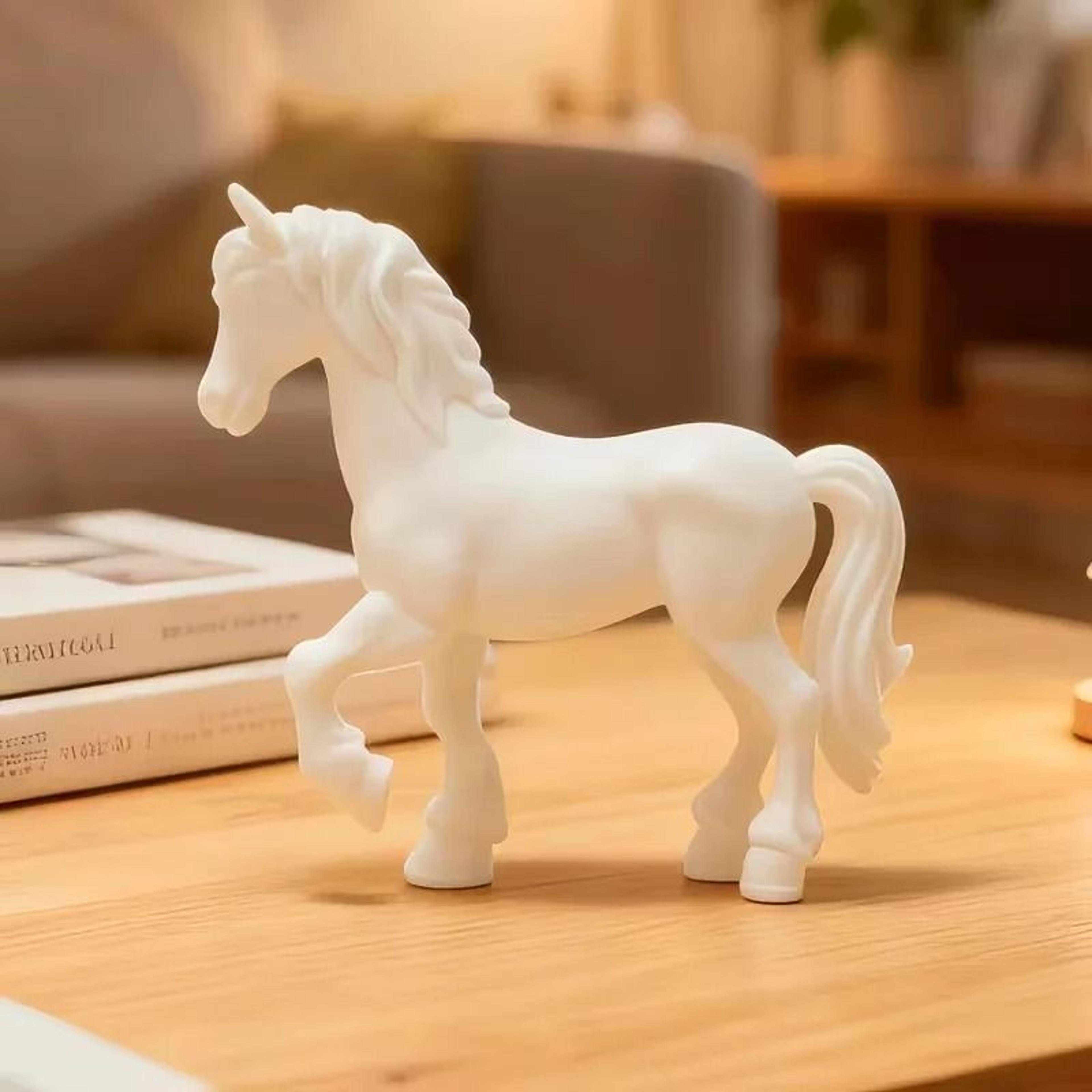 elegant horse figurine decor modern desk and home statue ornament