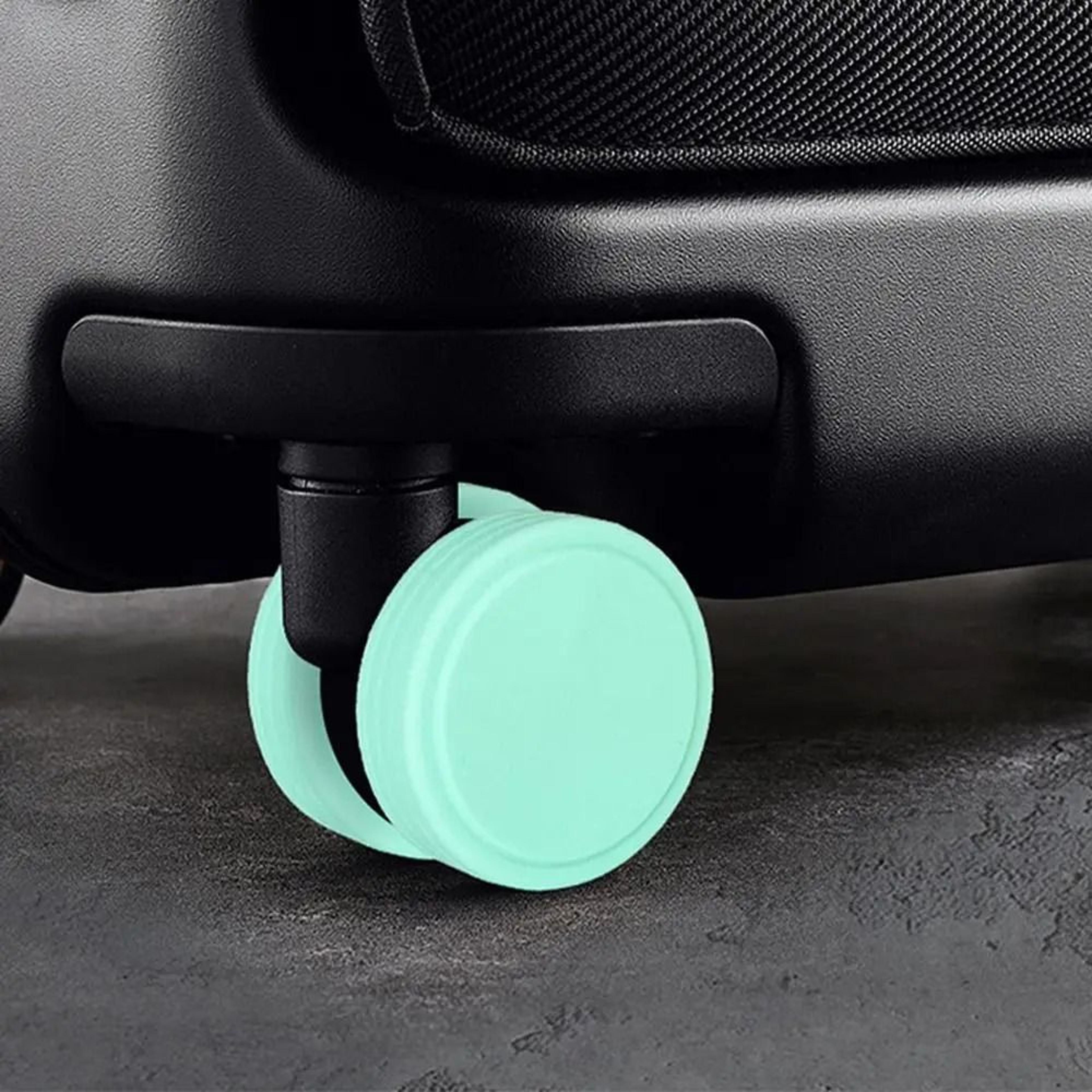 Silent Glide 8 Pcs Silicone Luggage Wheel Covers Set Durable Luggage Wheel Covers For Smooth Quiet  13