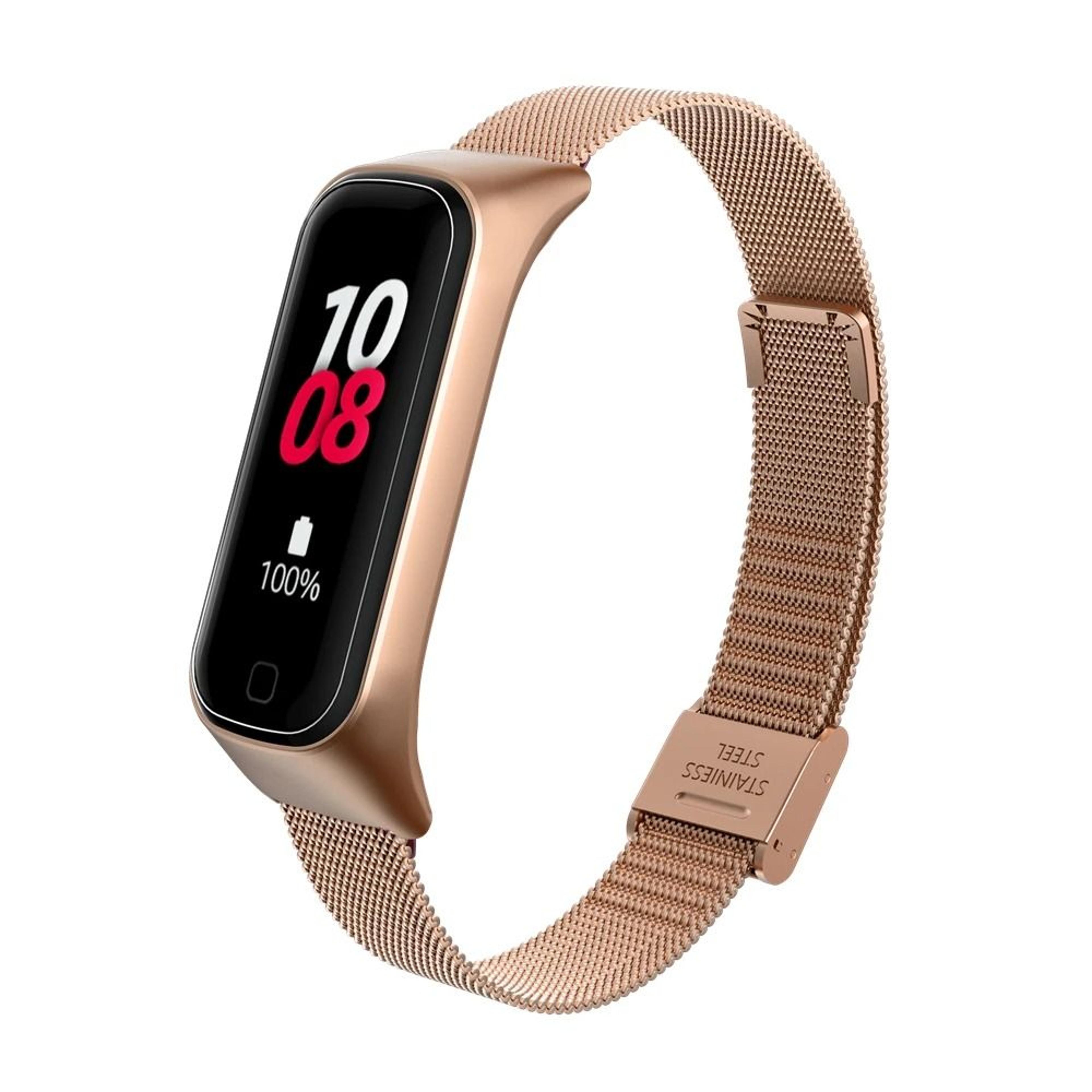 Samsung Galaxy Fit2 Band Stainless Steel Smartwatch Strap Replacement Metal Wrist Band 10