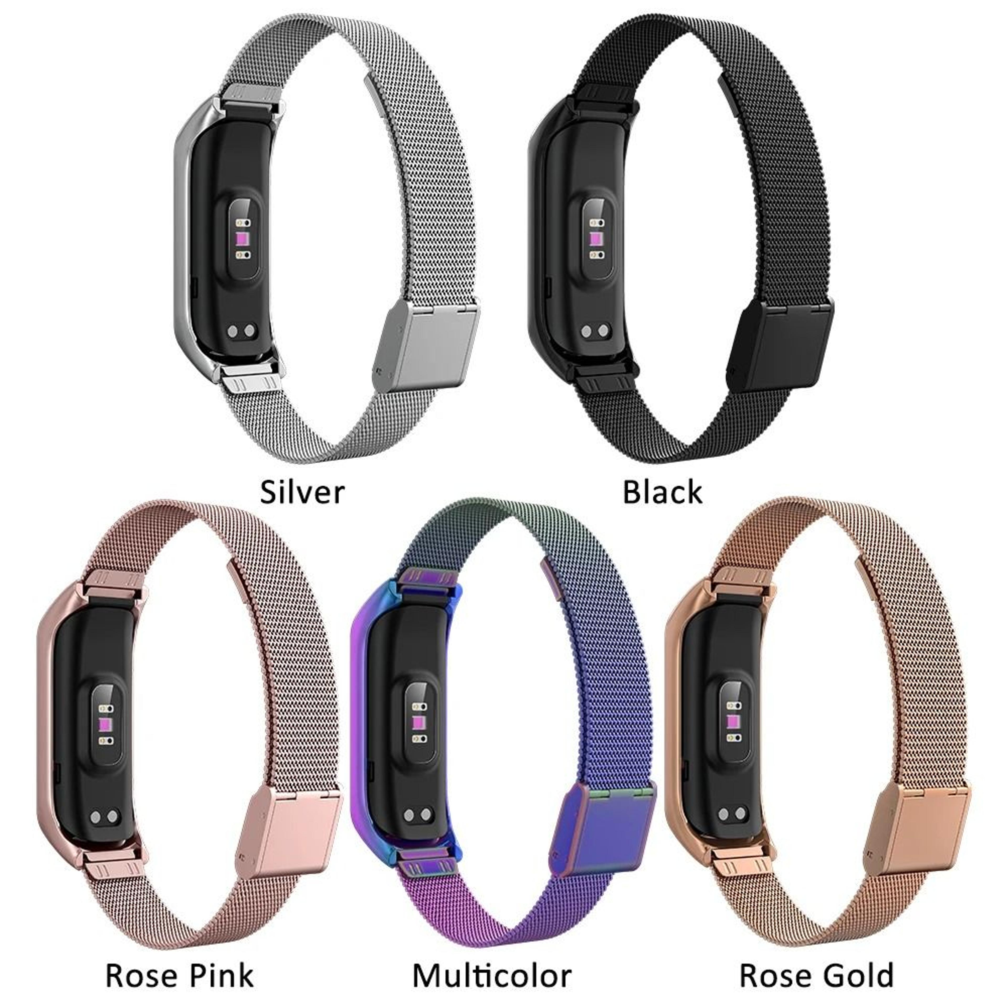 Samsung Galaxy Fit2 Band Stainless Steel Smartwatch Strap Replacement Metal Wrist Band 6
