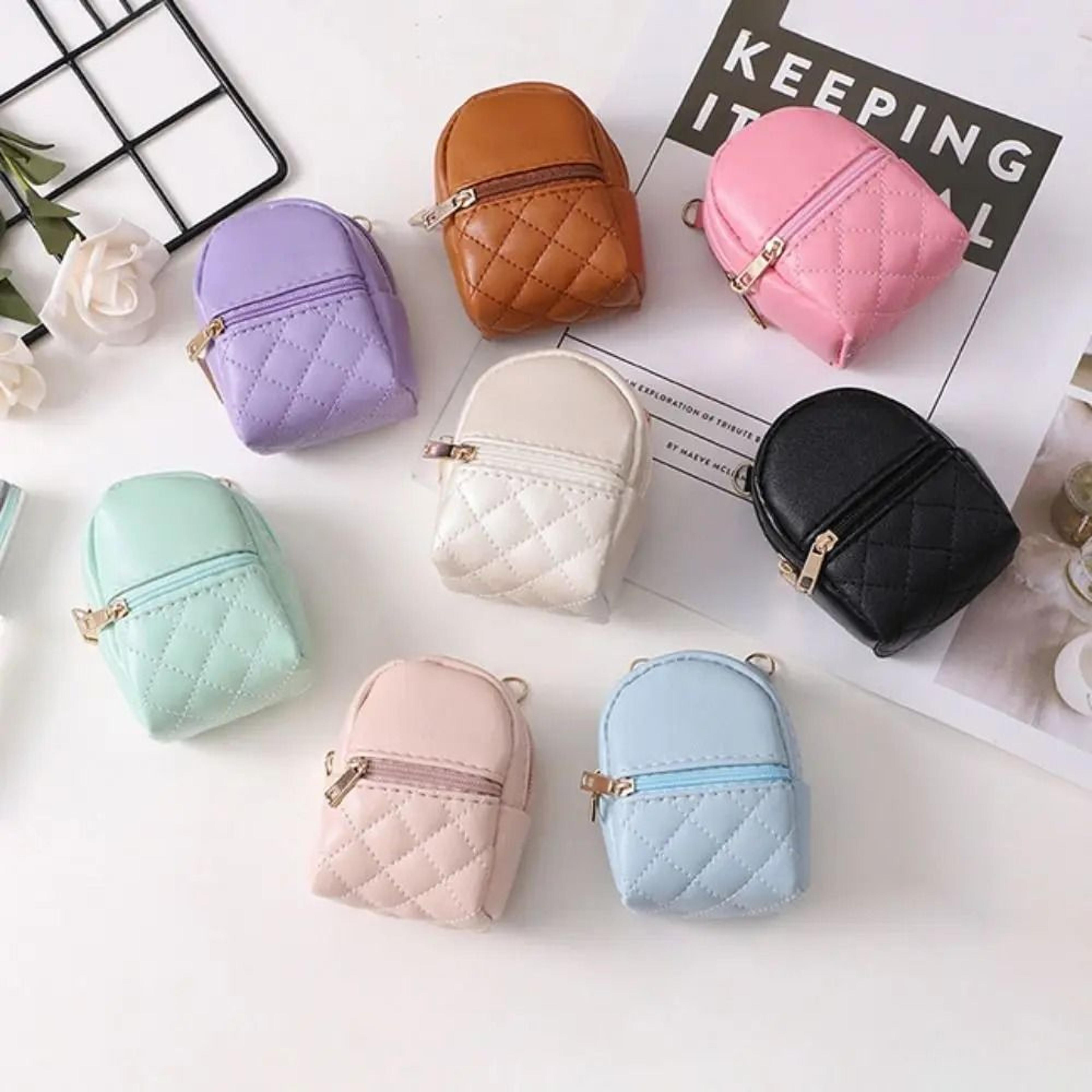 mini crossbody bag pu leather coin purse lightweight small makeup pouch for women