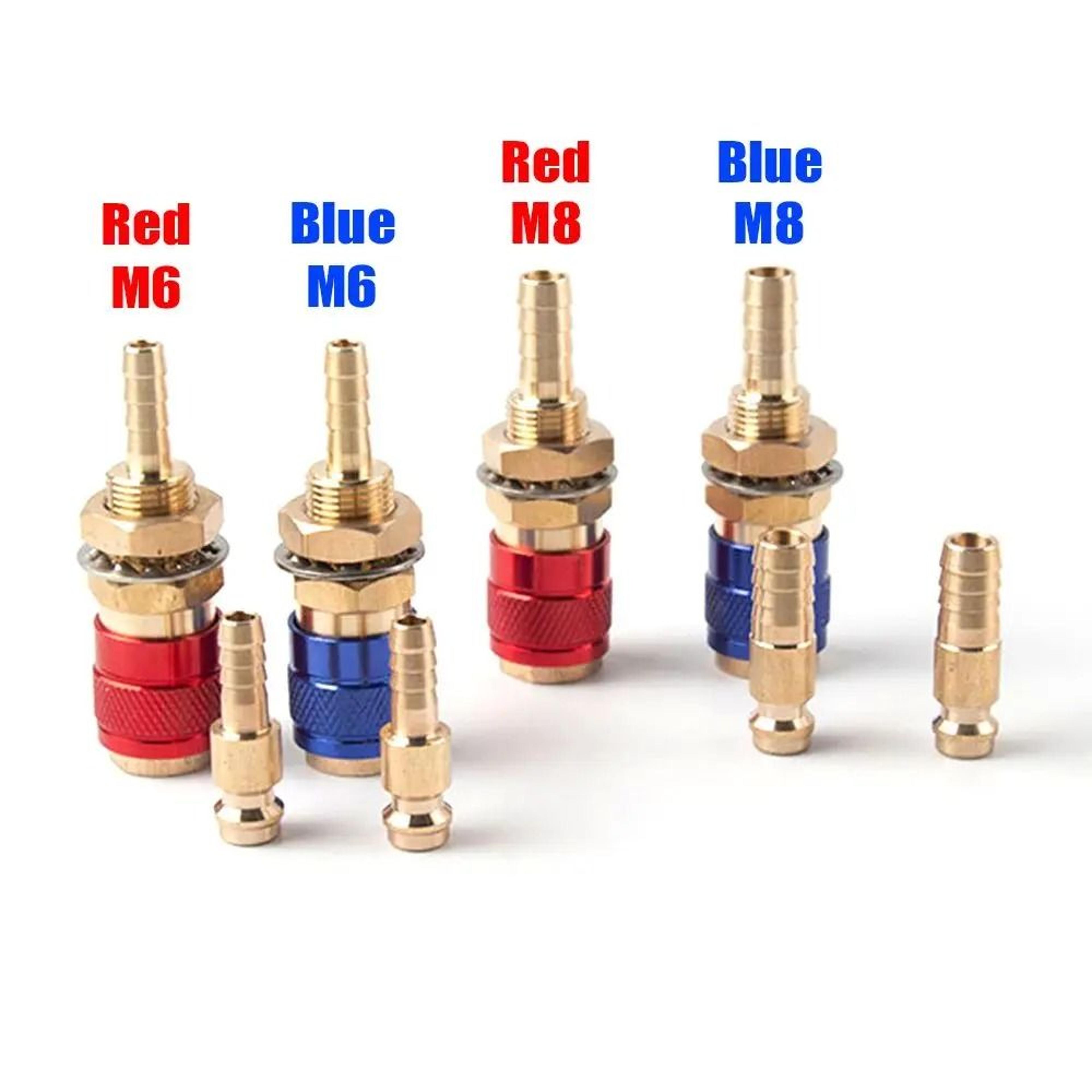Welding Cable Connector M6 M8 Water Cooled Adapter Quick Connect Welder Fitting 5