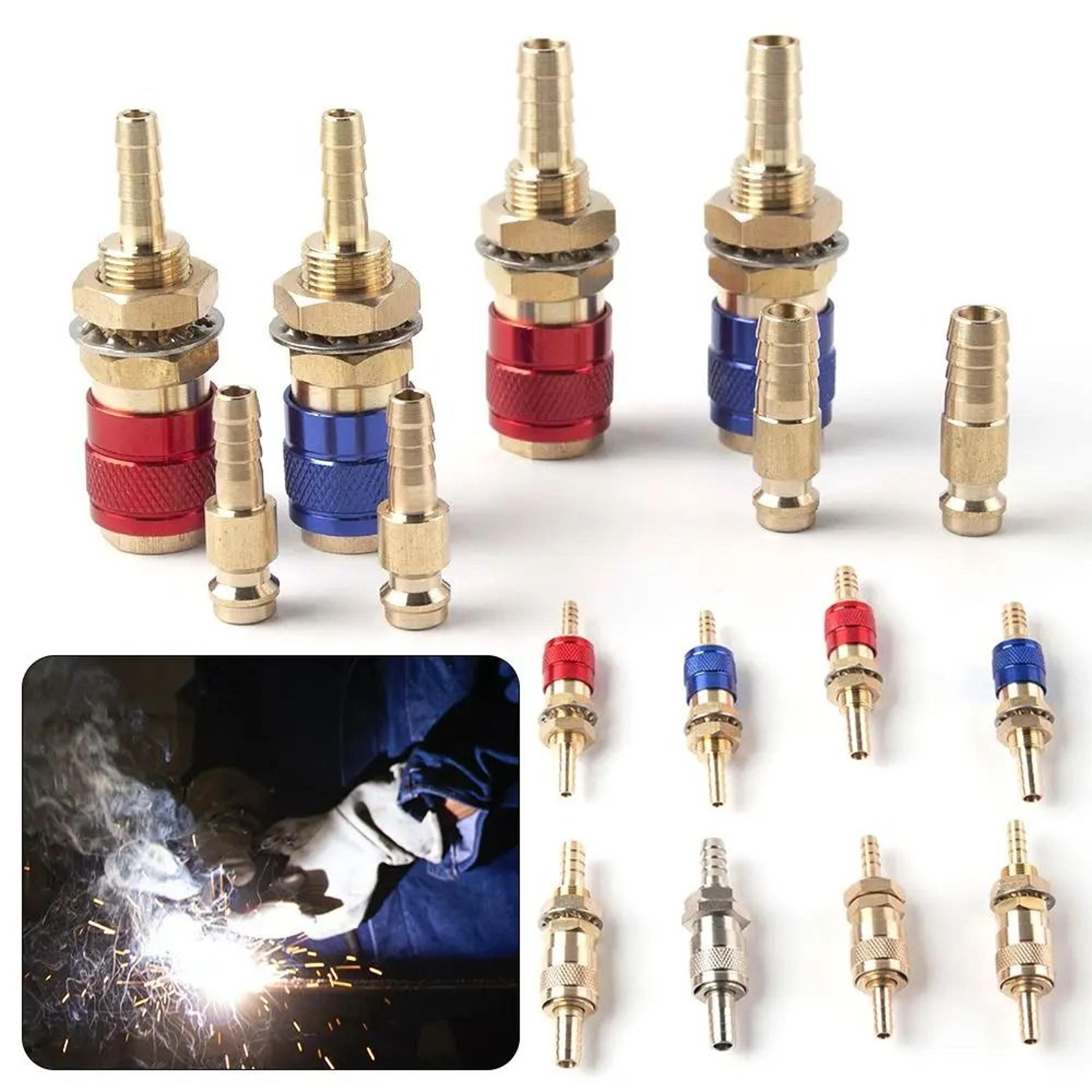Welding Cable Connector M6 M8 Water Cooled Adapter Quick Connect Welder Fitting 7