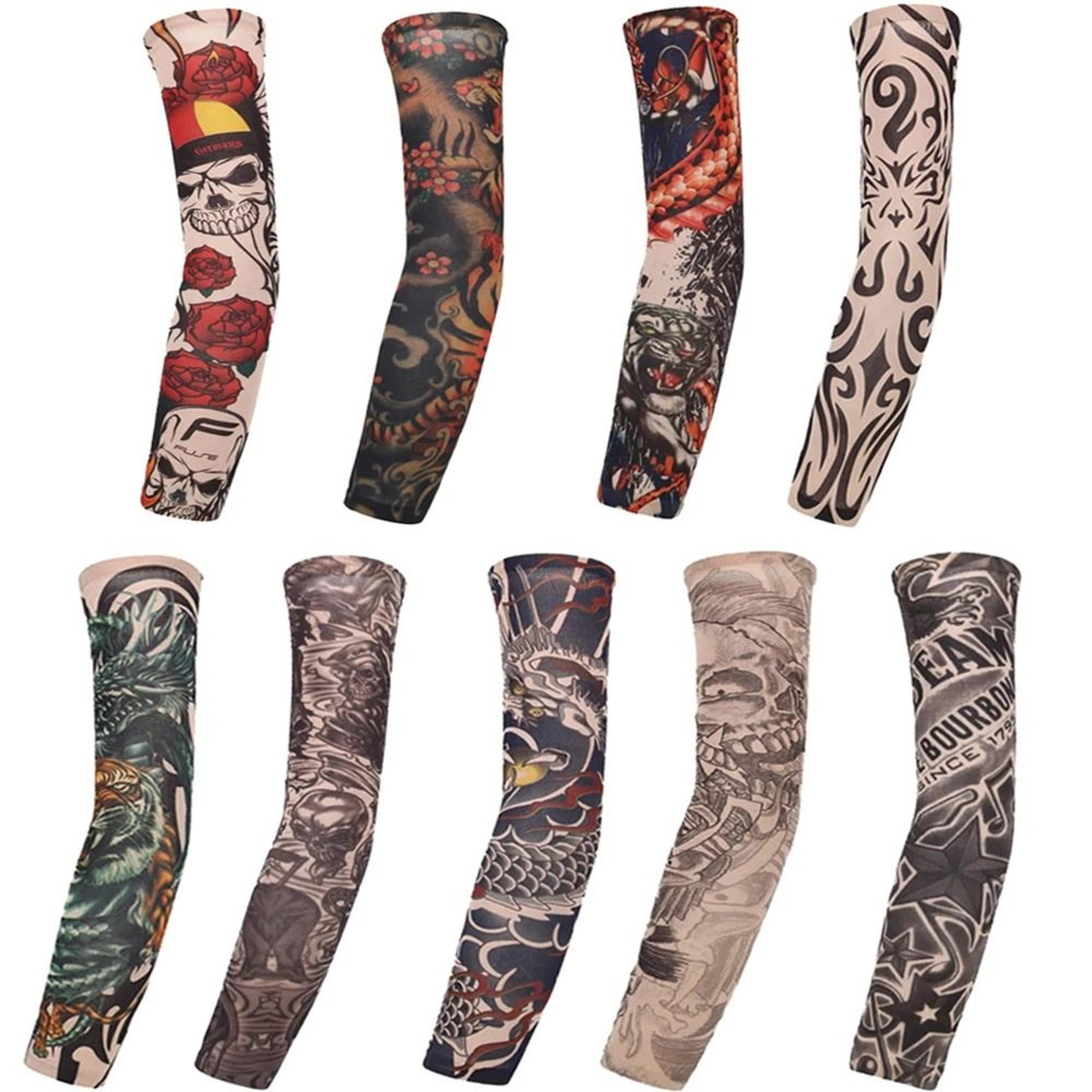 tattoo arm sleeves uv protection cooling arm covers for outdoor sports
