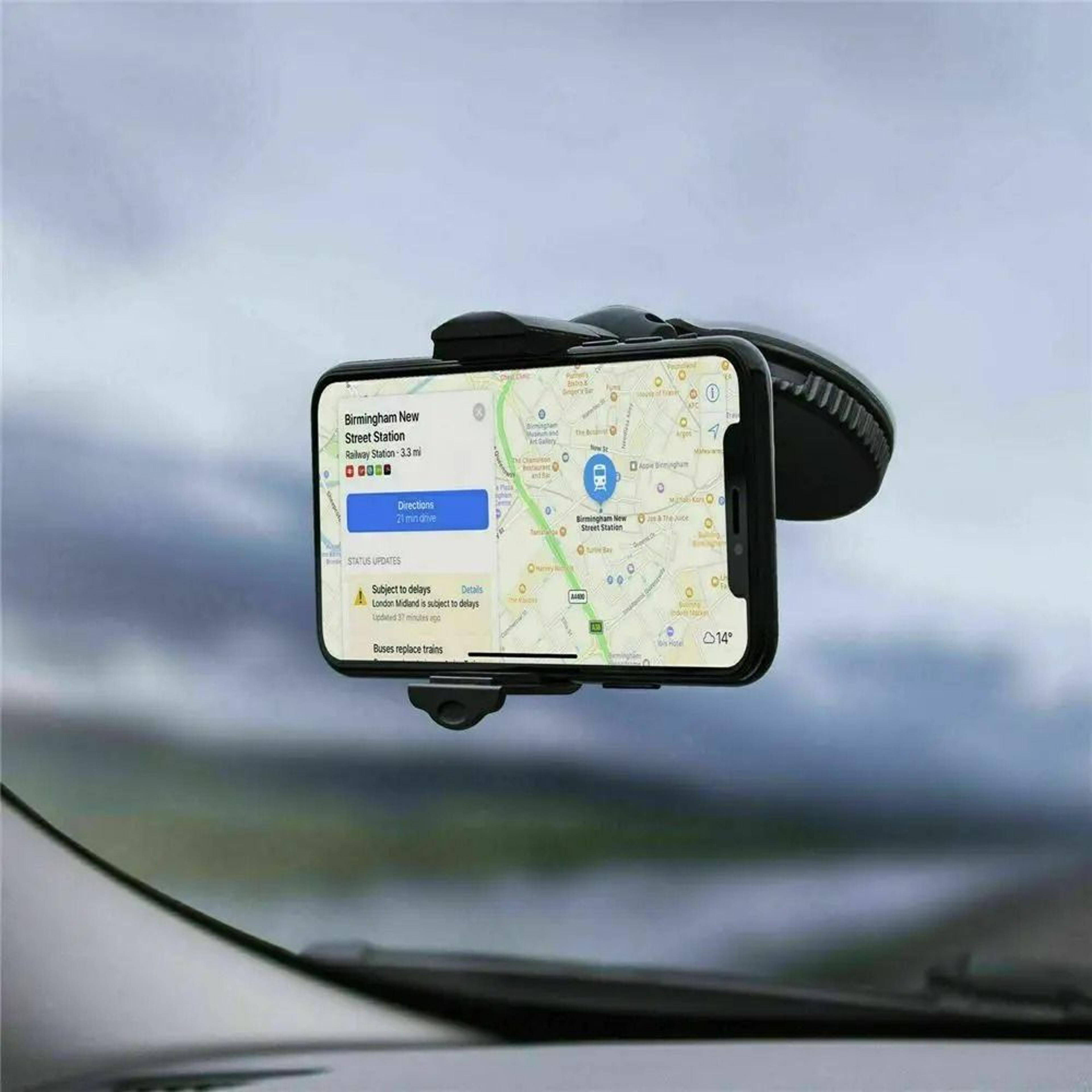 Silicone Suction Car Phone Holder Dashboard Windscreen Smartphone Mount 2