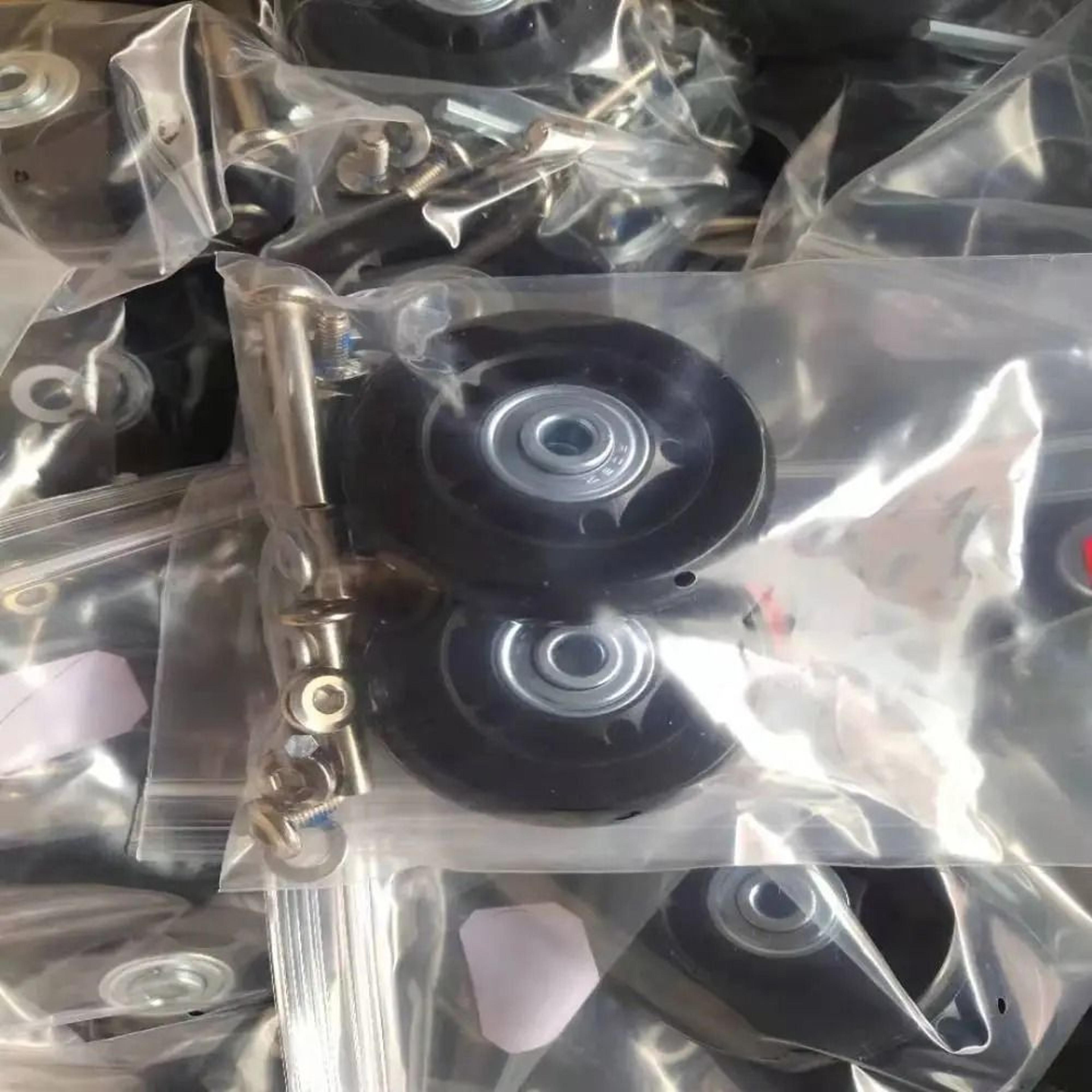 Silent Luggage Wheel Replacement Set Suitcase Wheel Repair Kit With Axles 11
