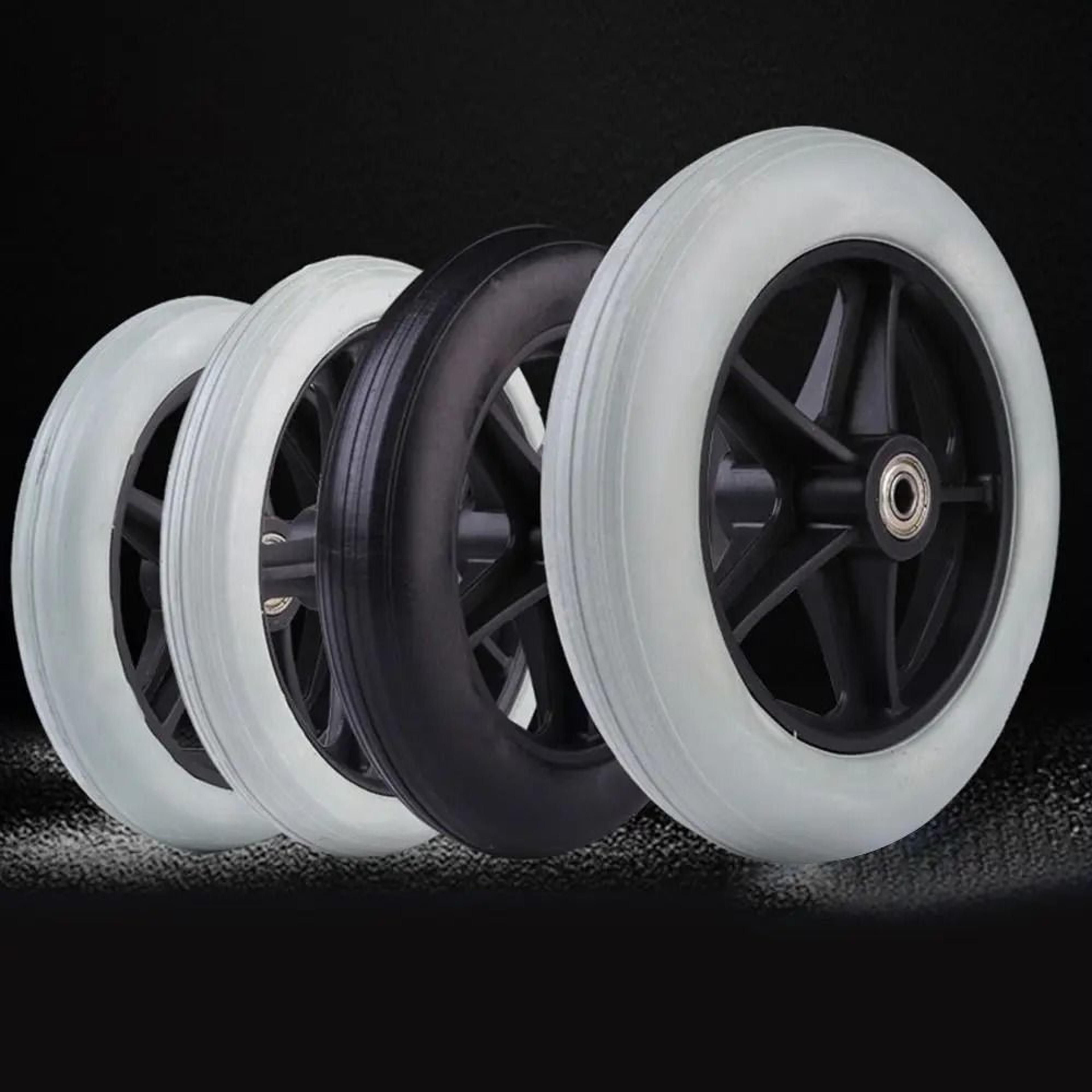 Heavy Duty Wheelchair Caster Wheel Solid Tire Front Wheel Replacement 13