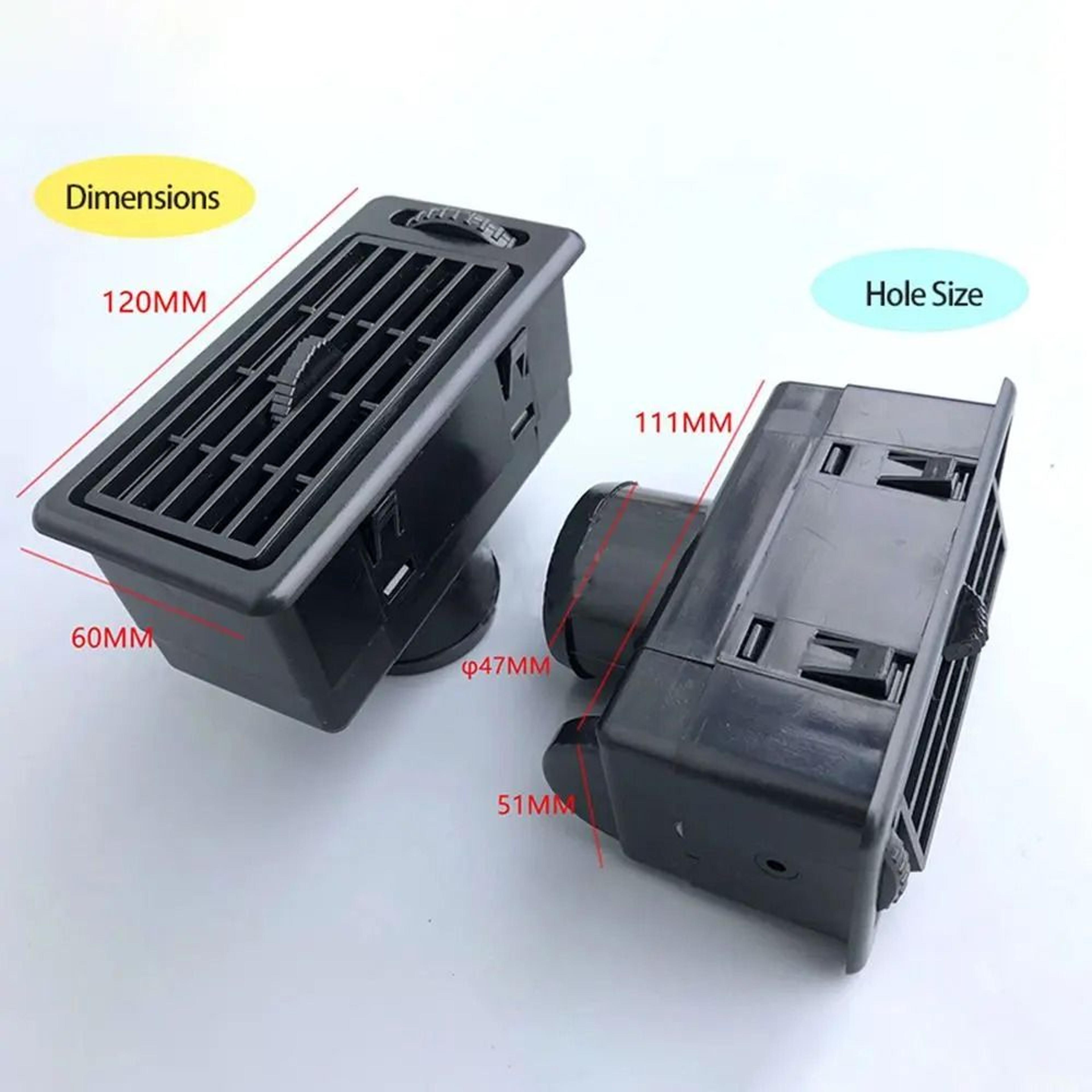 Car Air Vent Outlet Dashboard AC Vent Replacement Defrost Ventilation 2