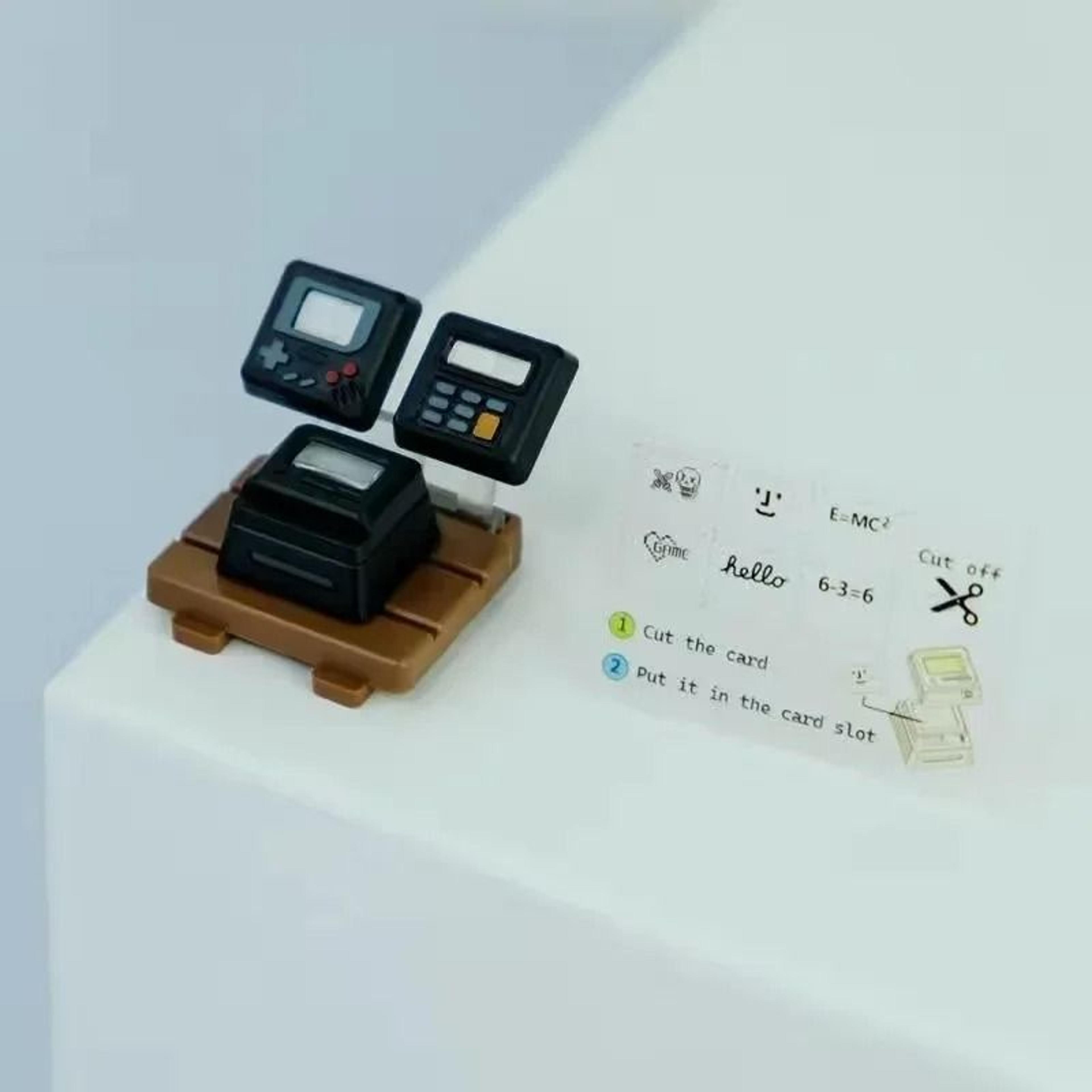 Retro Transparent Keycap Set For Mechanical Keyboard Cute Gaming Console Style 2