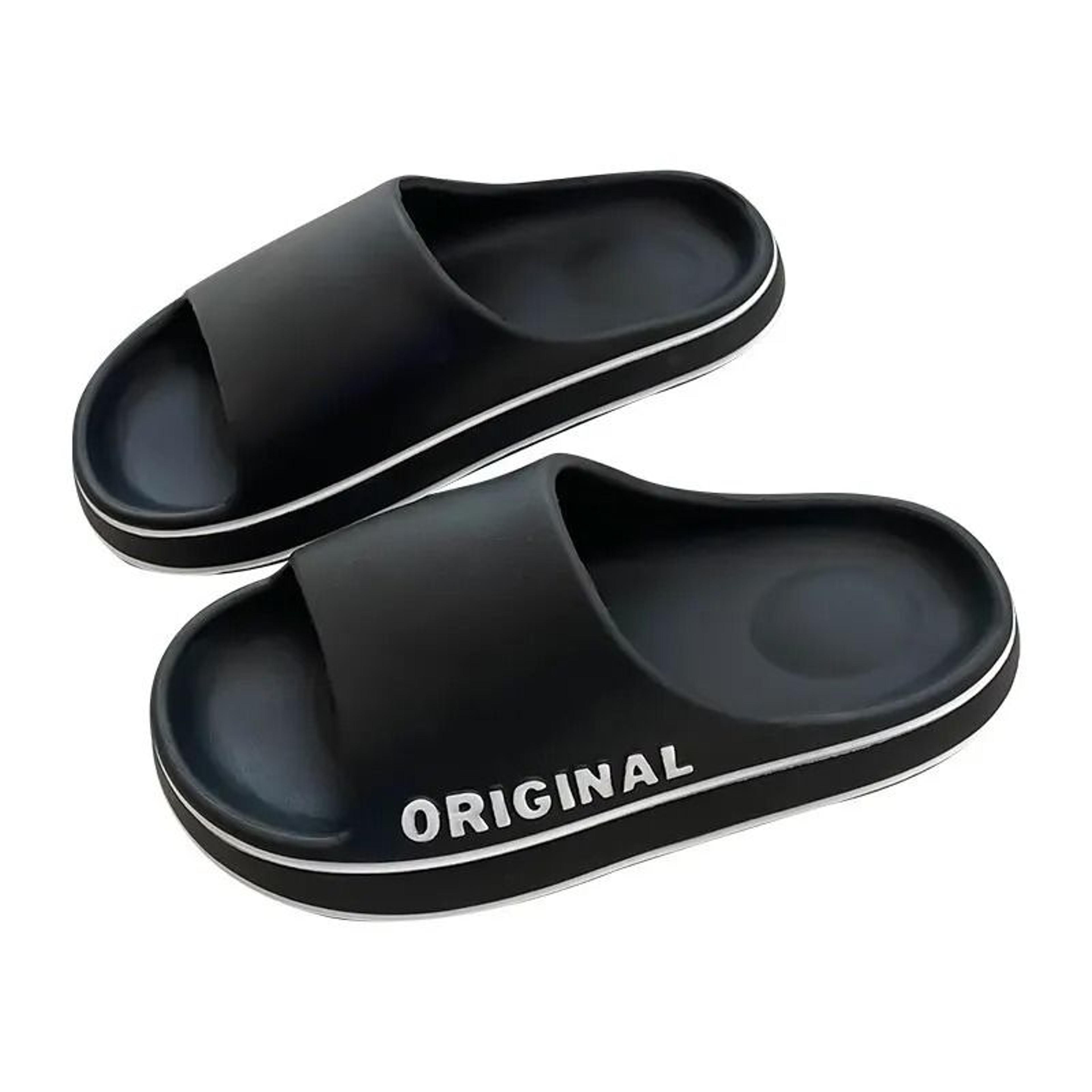 Thick Sole Summer Slide Sandals Non Slip Bathroom And Beach Slippers For Couples 2