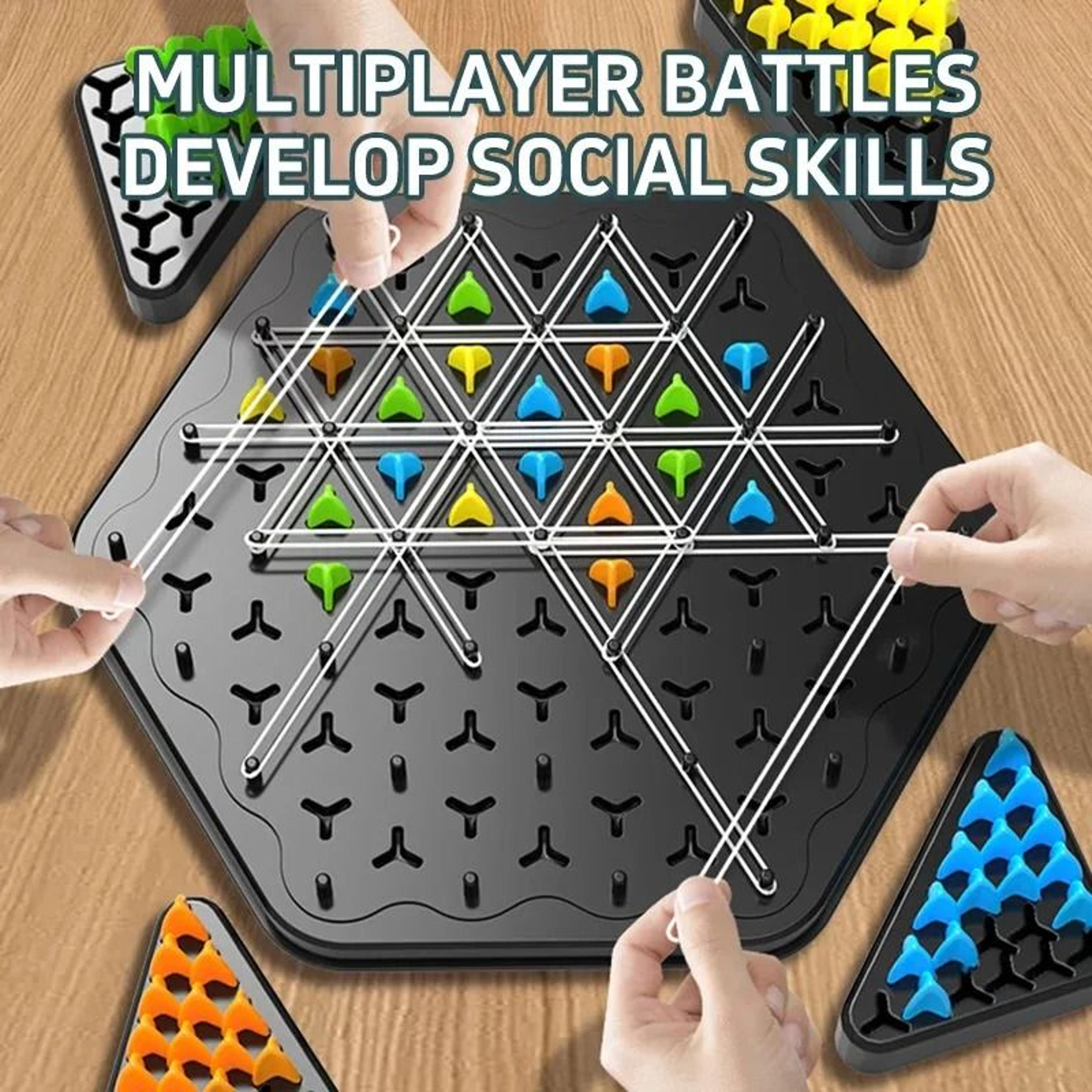 triangle strategy board game chain chess family fun logic game