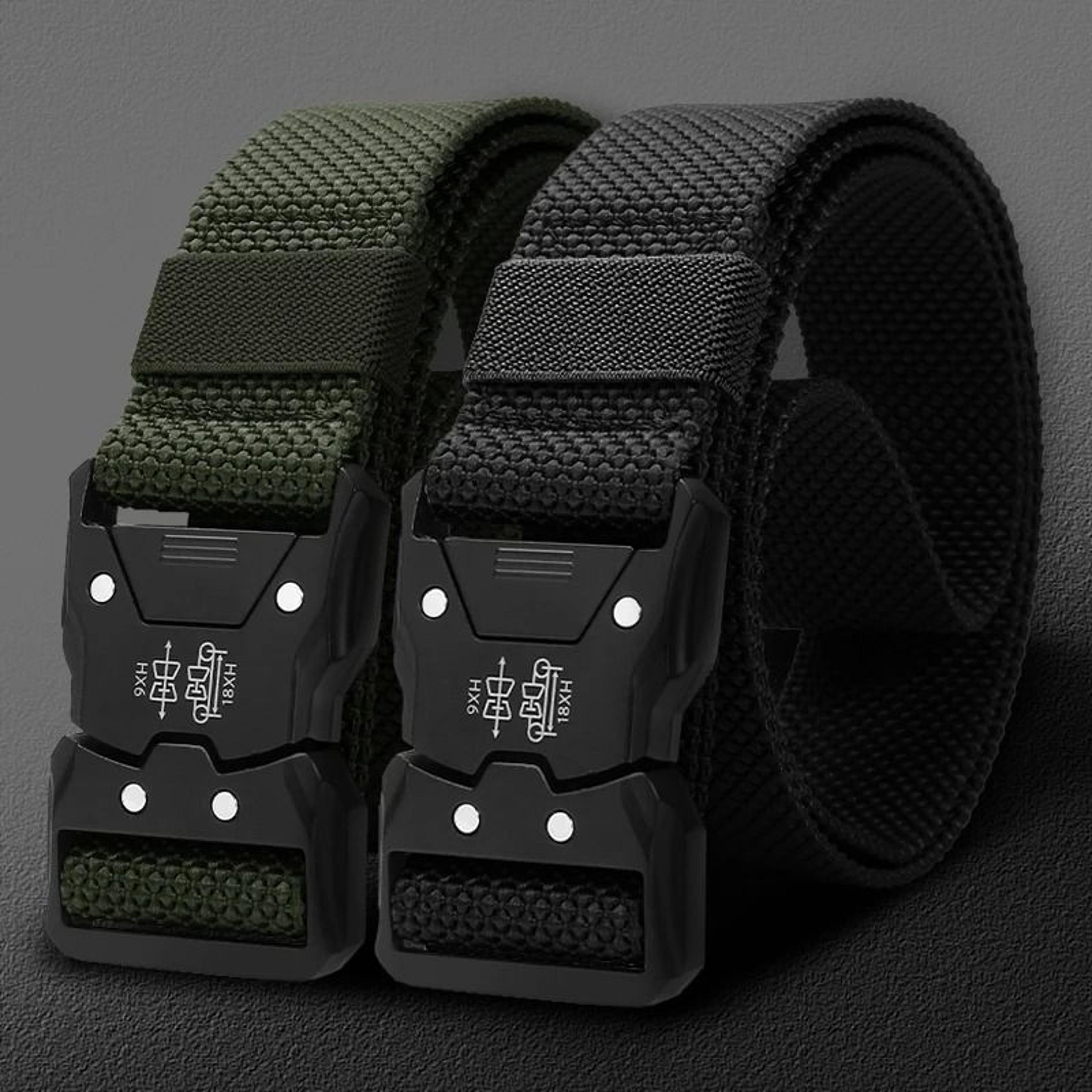 Tactical Waist Belt With Automatic Buckle Durable Adjustable Outdoor Utility Belt 8