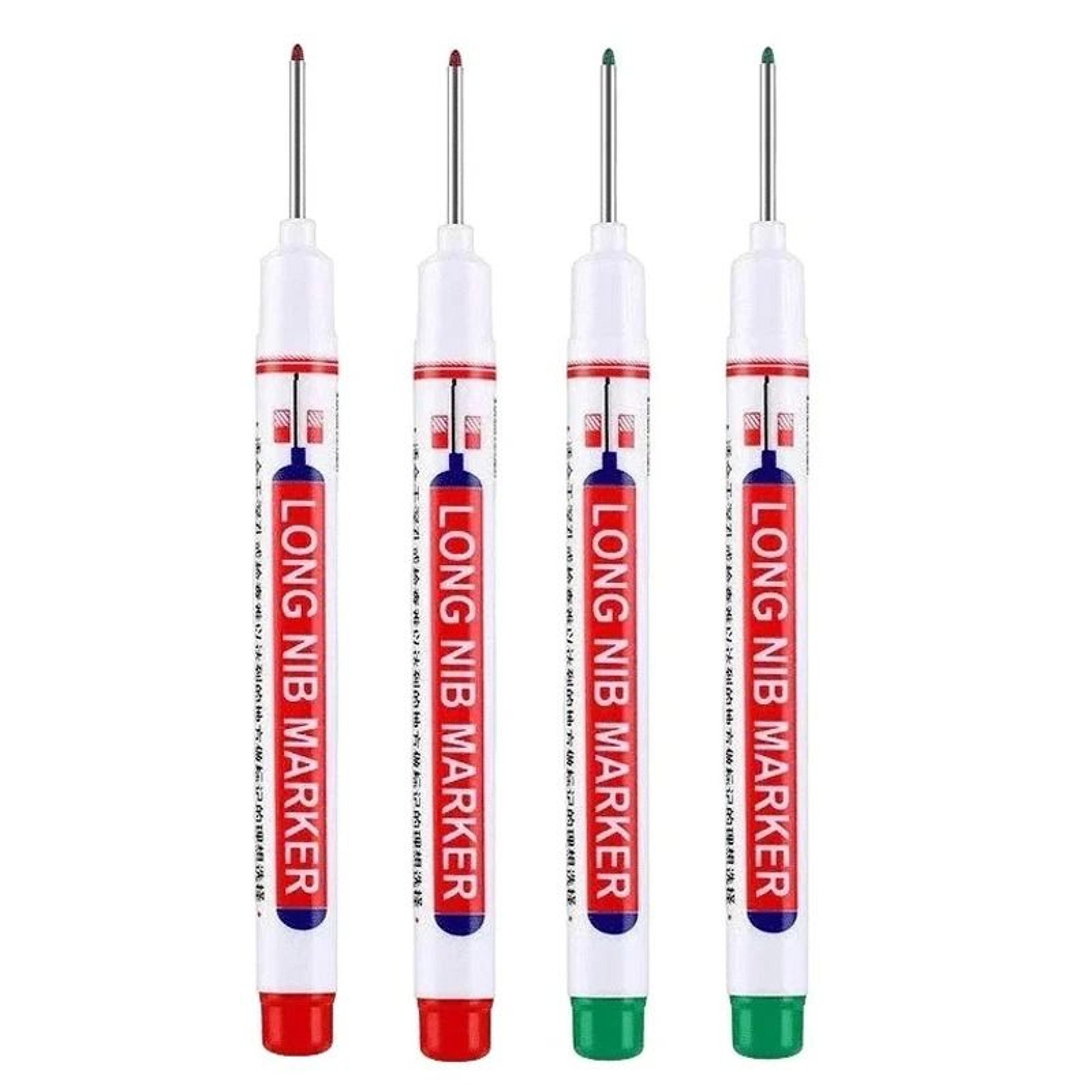 Deep Hole Long Nib Marker Set Precision Construction Marker For Wood Metal And DIY Projects 6