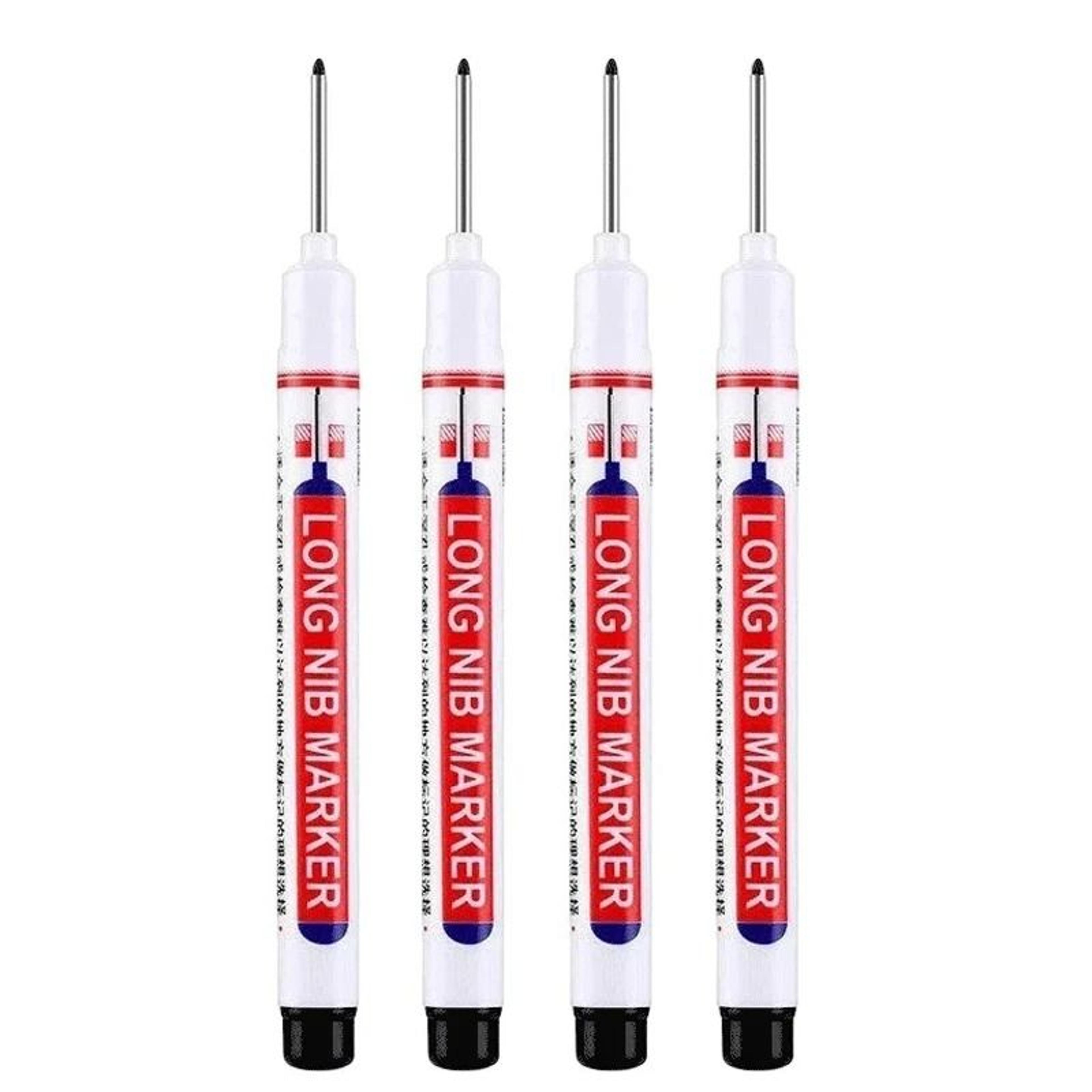 Deep Hole Long Nib Marker Set Precision Construction Marker For Wood Metal And DIY Projects 22