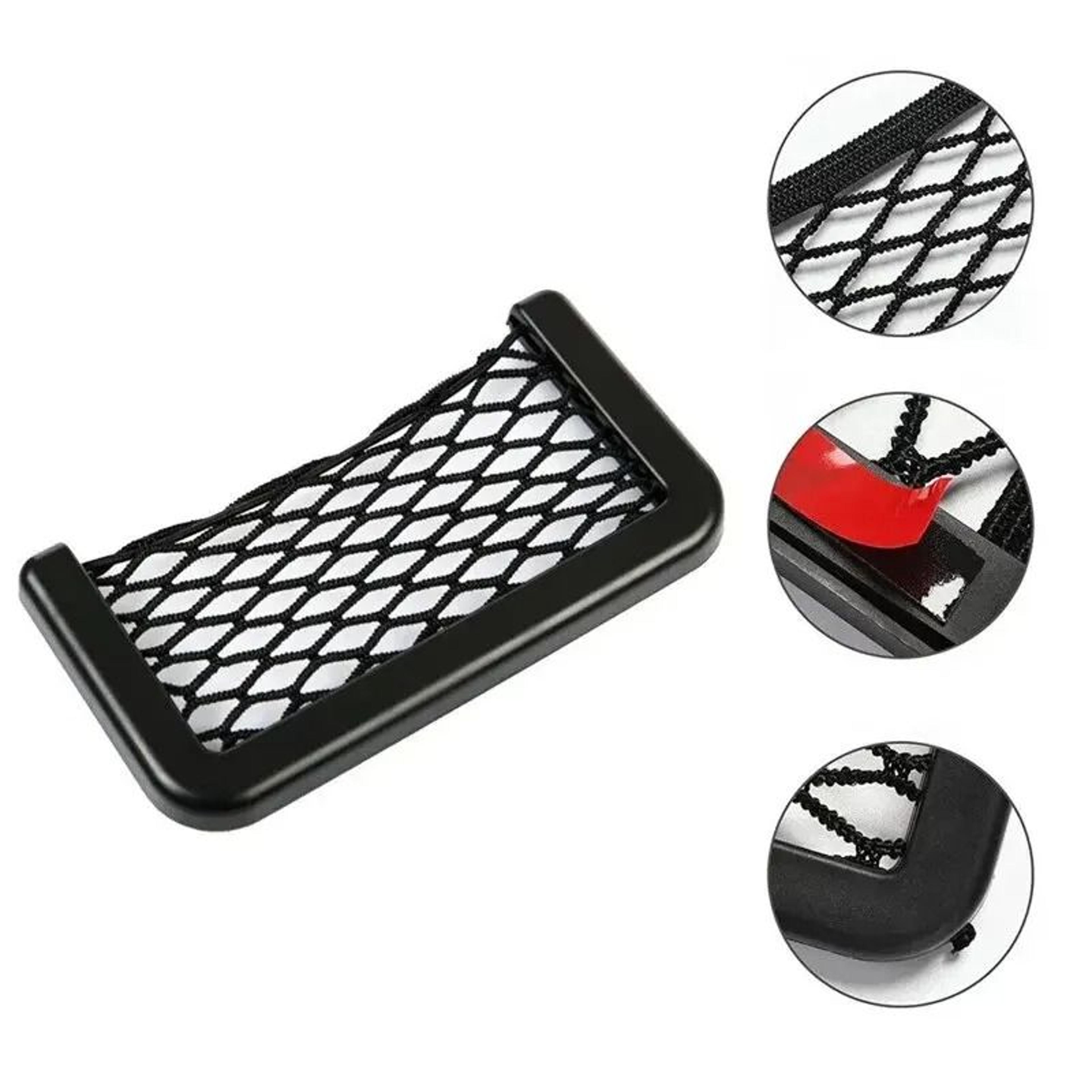 car storage net organizer elastic mesh pocket car seat side storage bag for easy access
