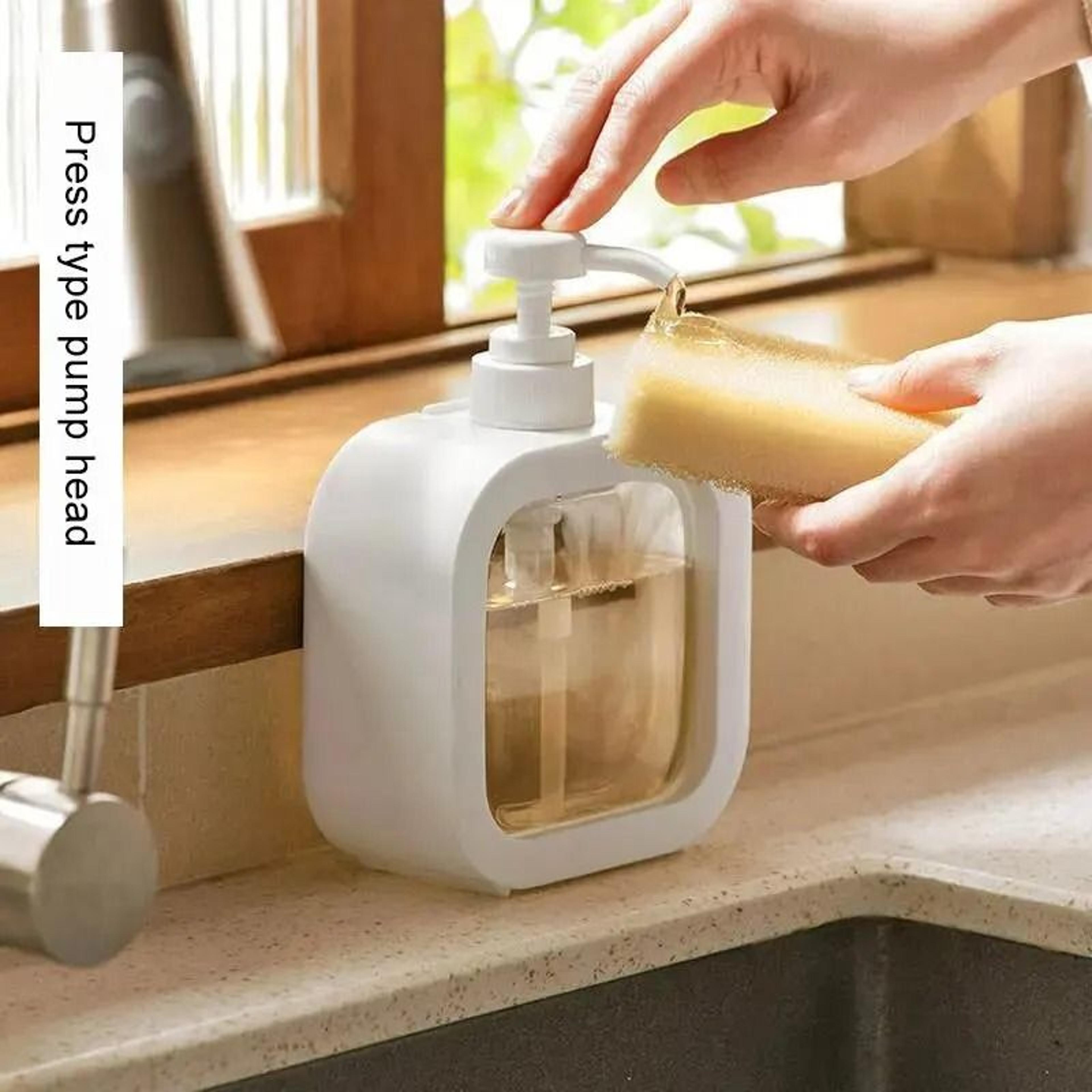 Large Capacity Laundry Detergent Dispenser Bottle Refillable Liquid Soap And Shampoo Pump Container 6