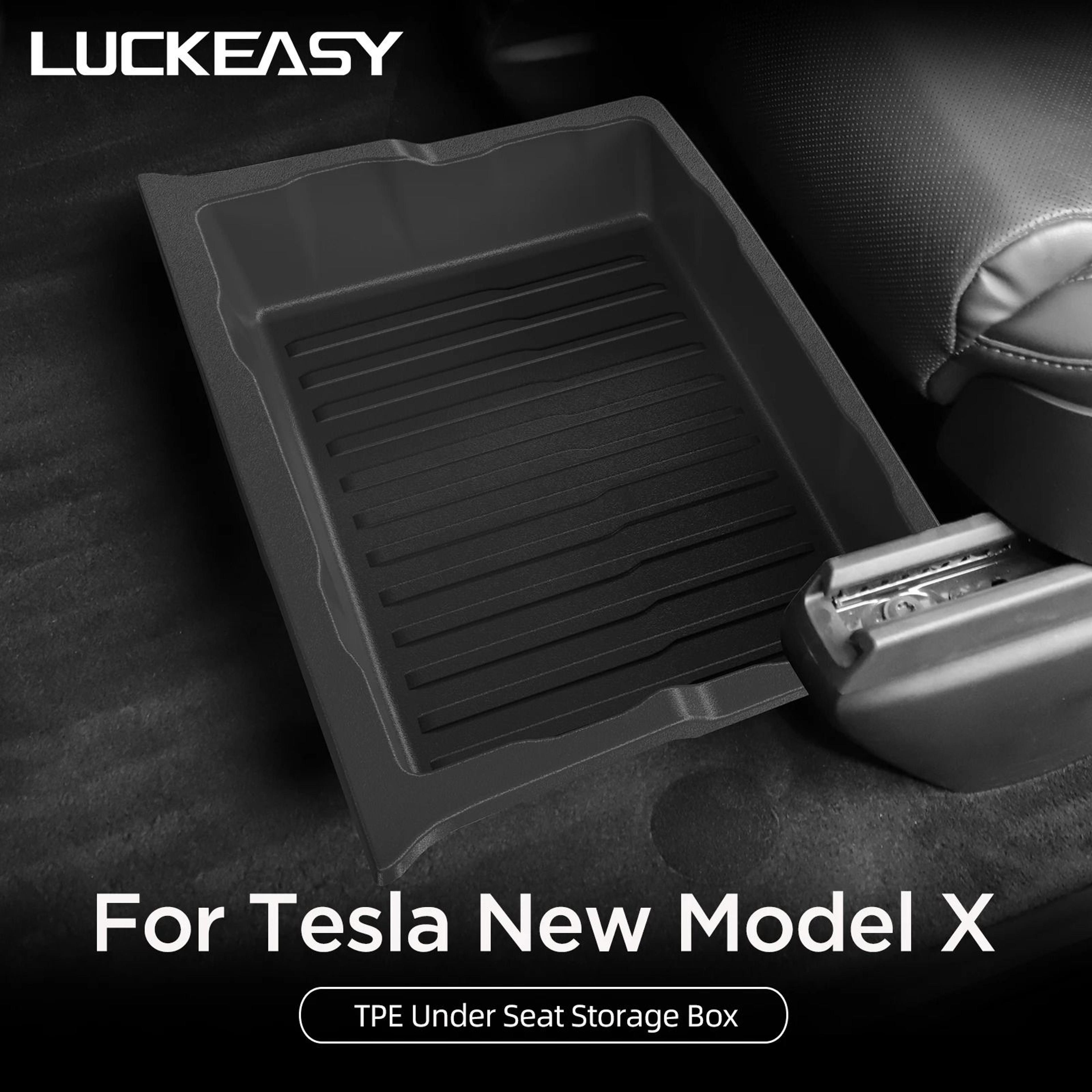 Tesla Model X Under Seat Storage Box Drawer Organizer 2023 To 2026 0