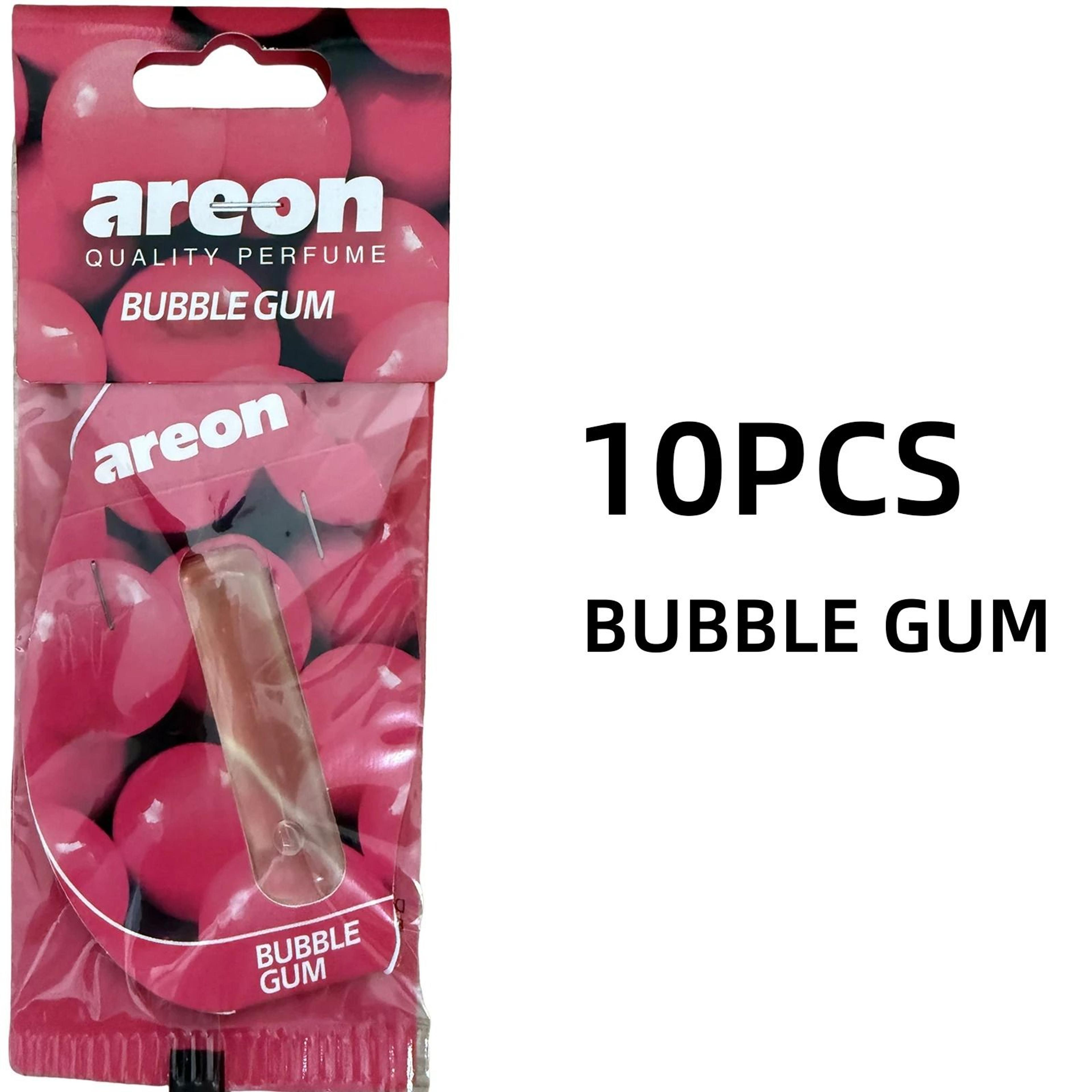 Areon Bubble Gum Scent Hanging Car Air Freshener Paper Pack 2