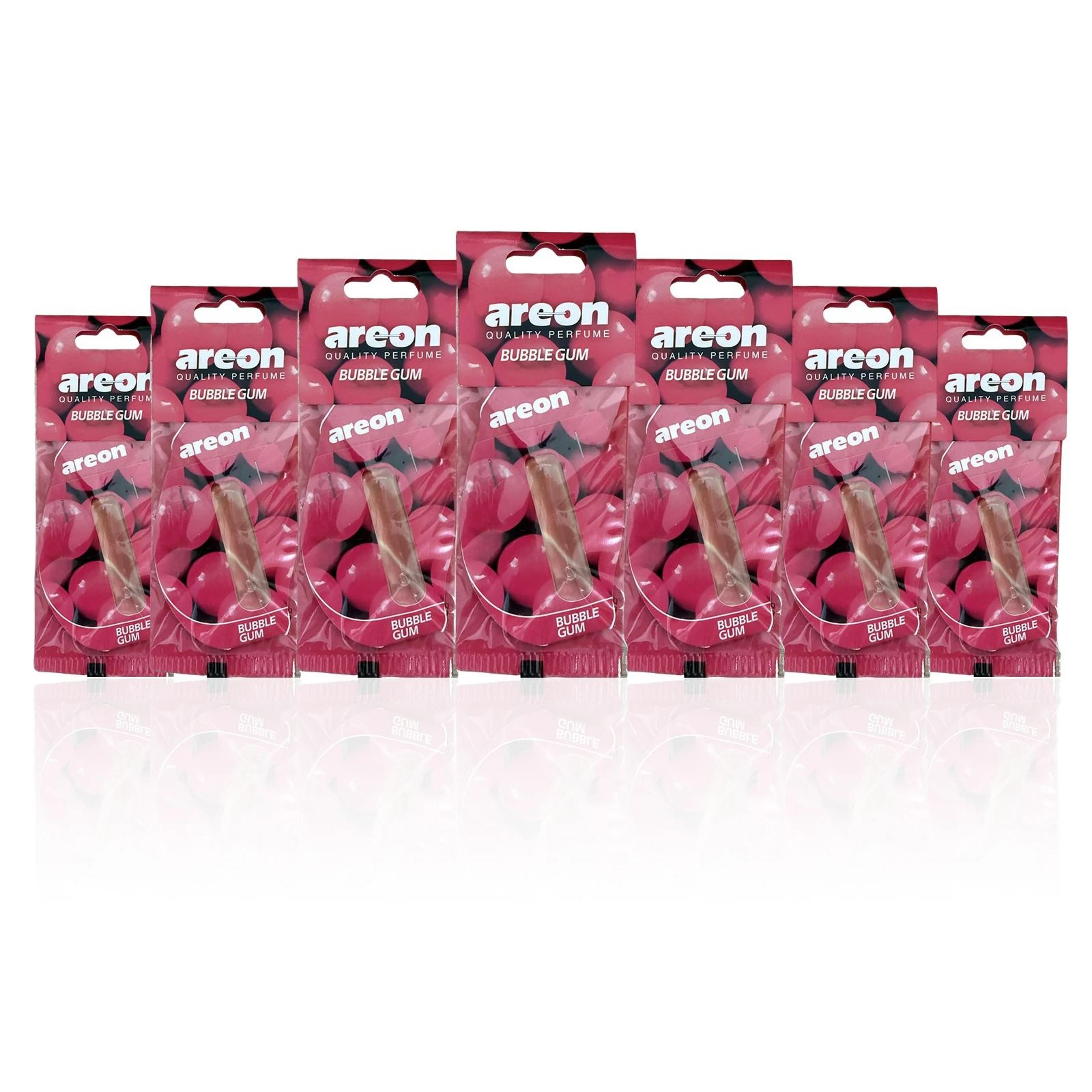 areon bubble gum scent hanging car air freshener paper pack
