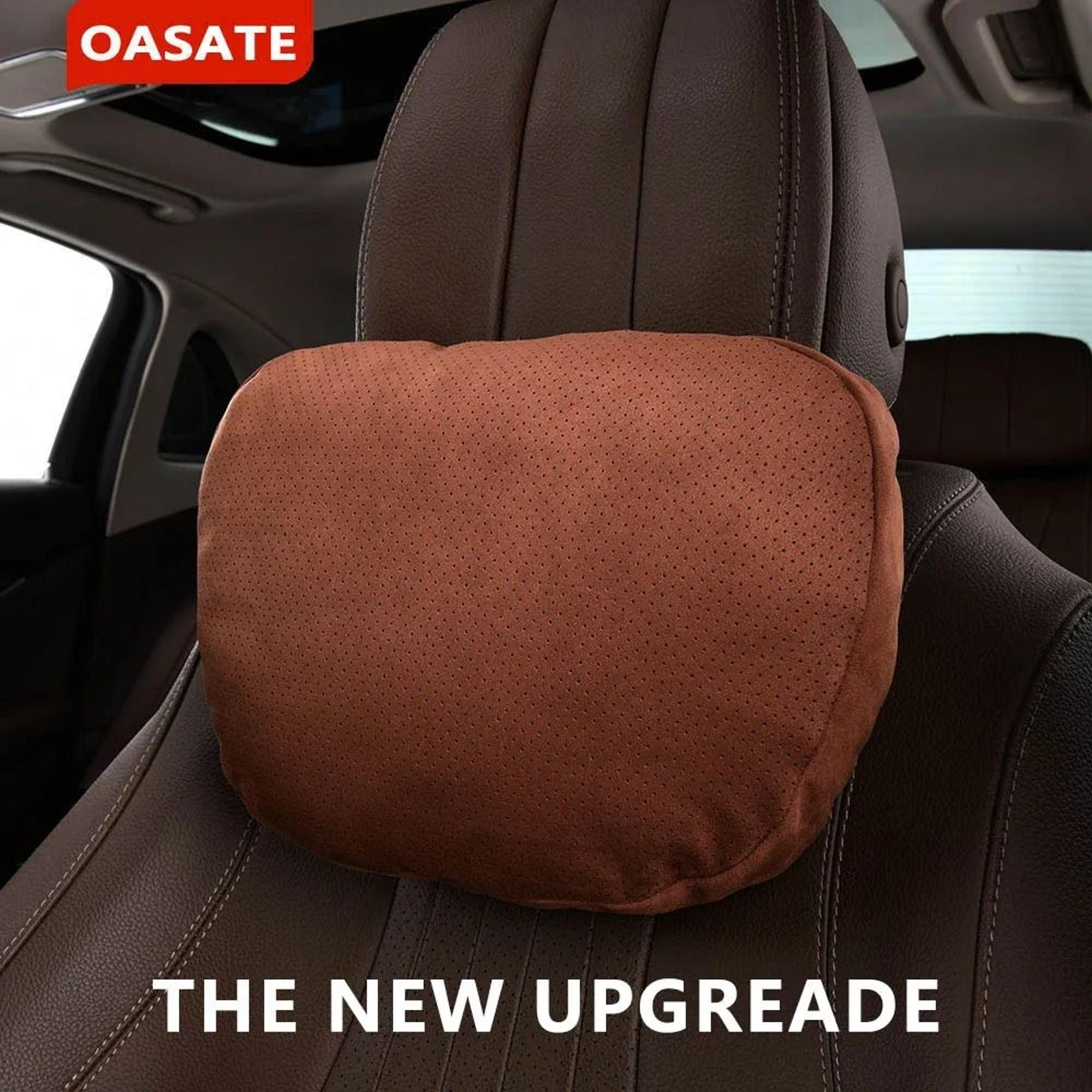 oasate maybach style car headrest neck support pillow set