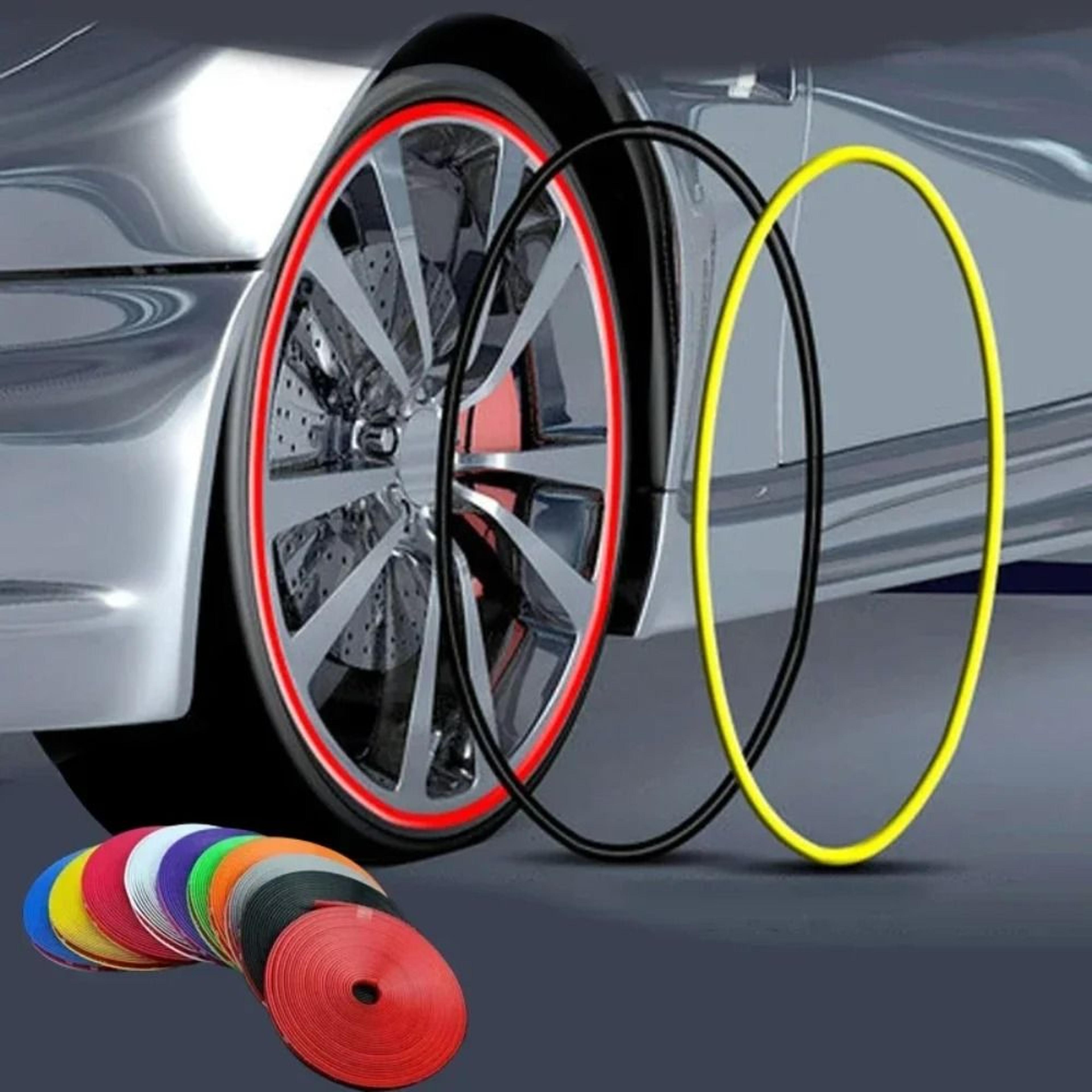 universal car rim protector strip wheel edge guard 8m tire protection trim