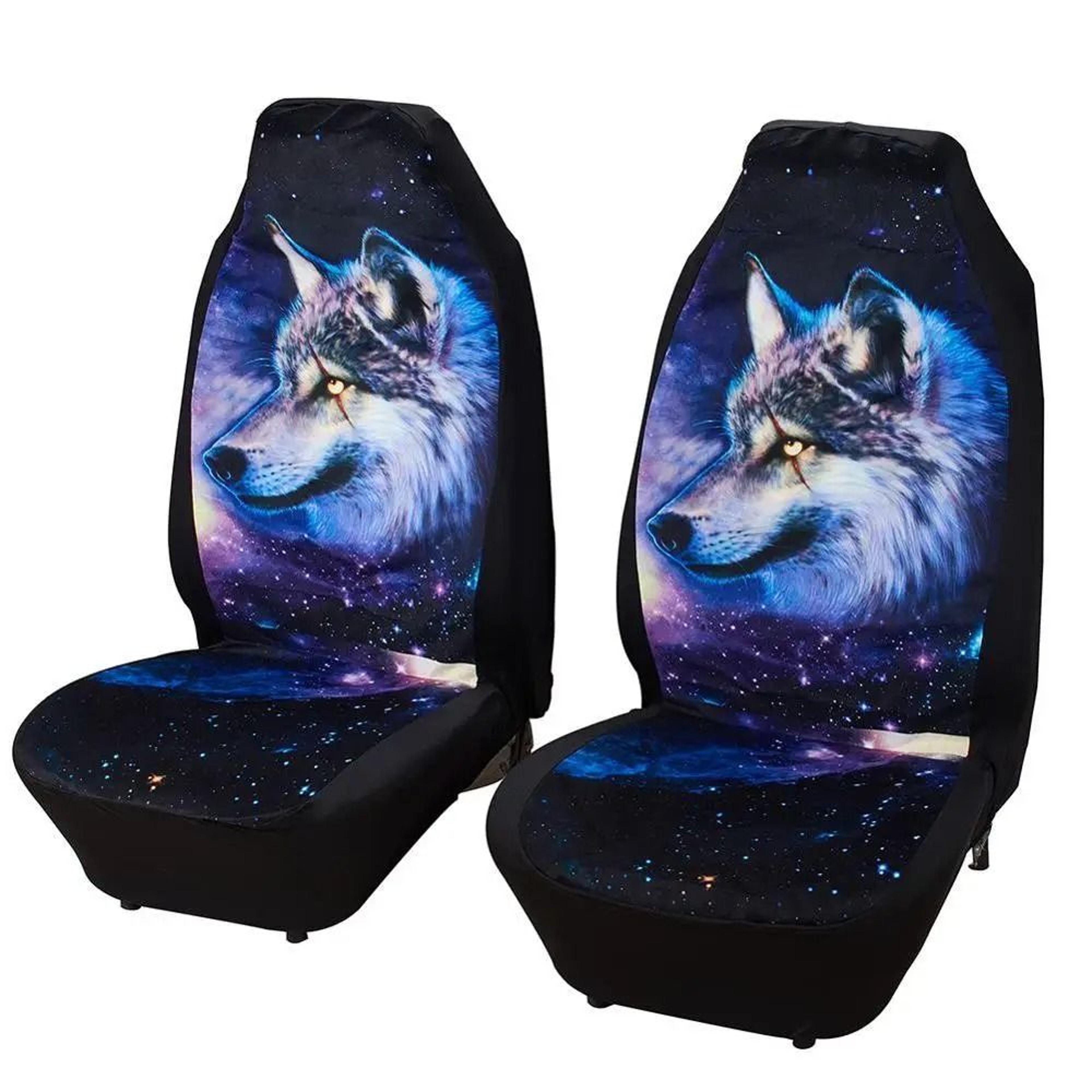 Universal Car Front Seat Covers Washable Polyester Seat Protectors Set 1