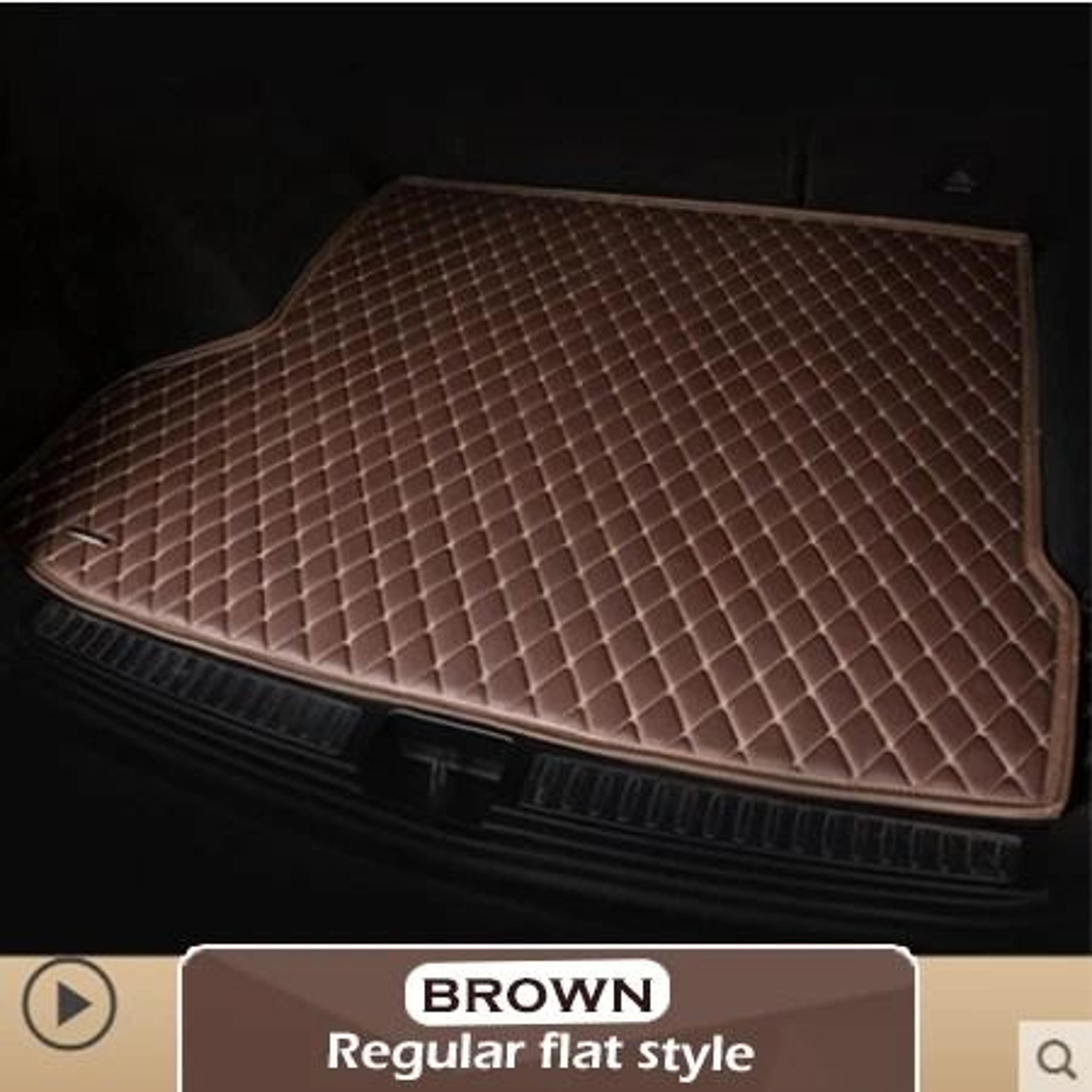 Tesla Model 3 Leather Car Trunk Mat Cargo Liner Boot Protector 1