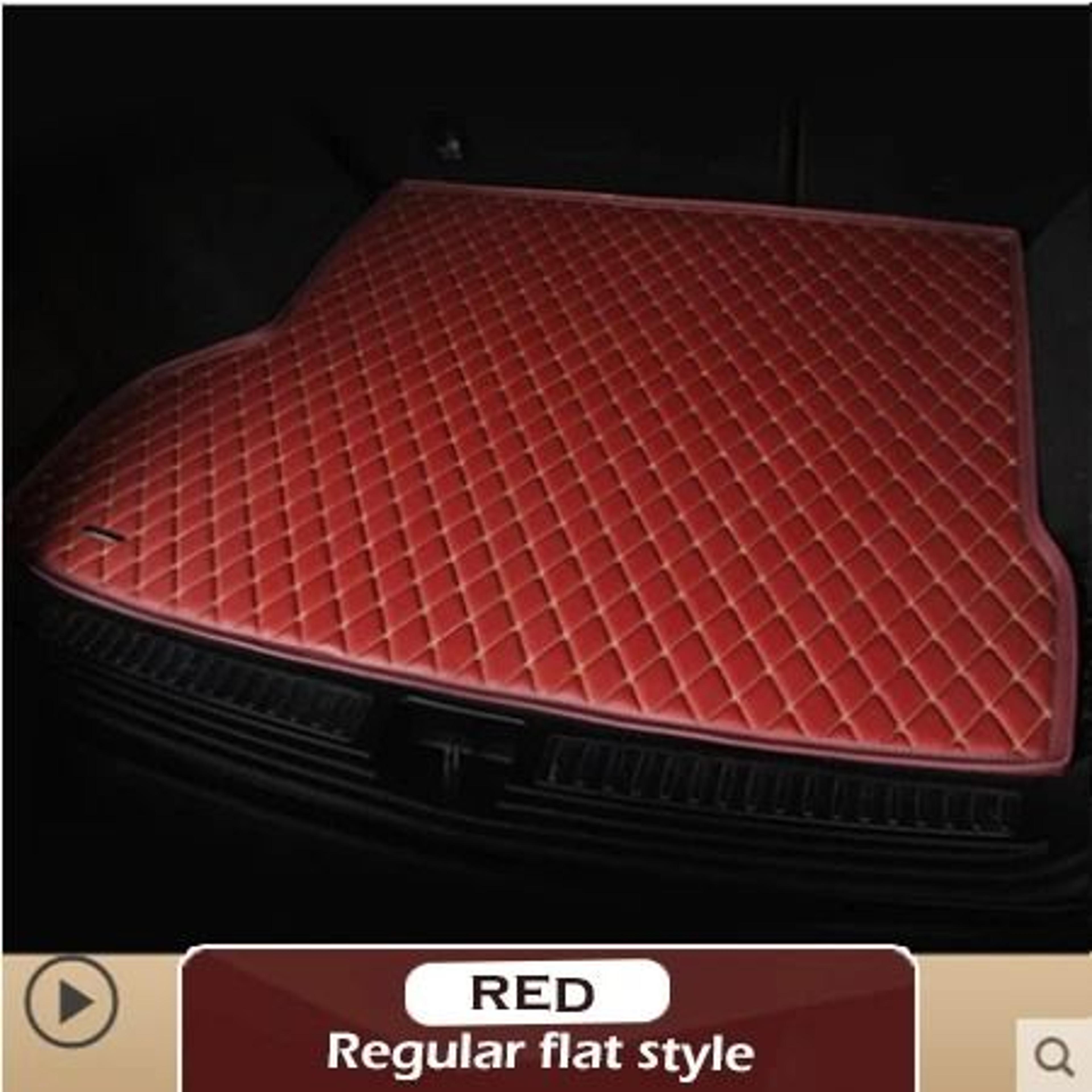 Tesla Model 3 Leather Car Trunk Mat Cargo Liner Boot Protector 5