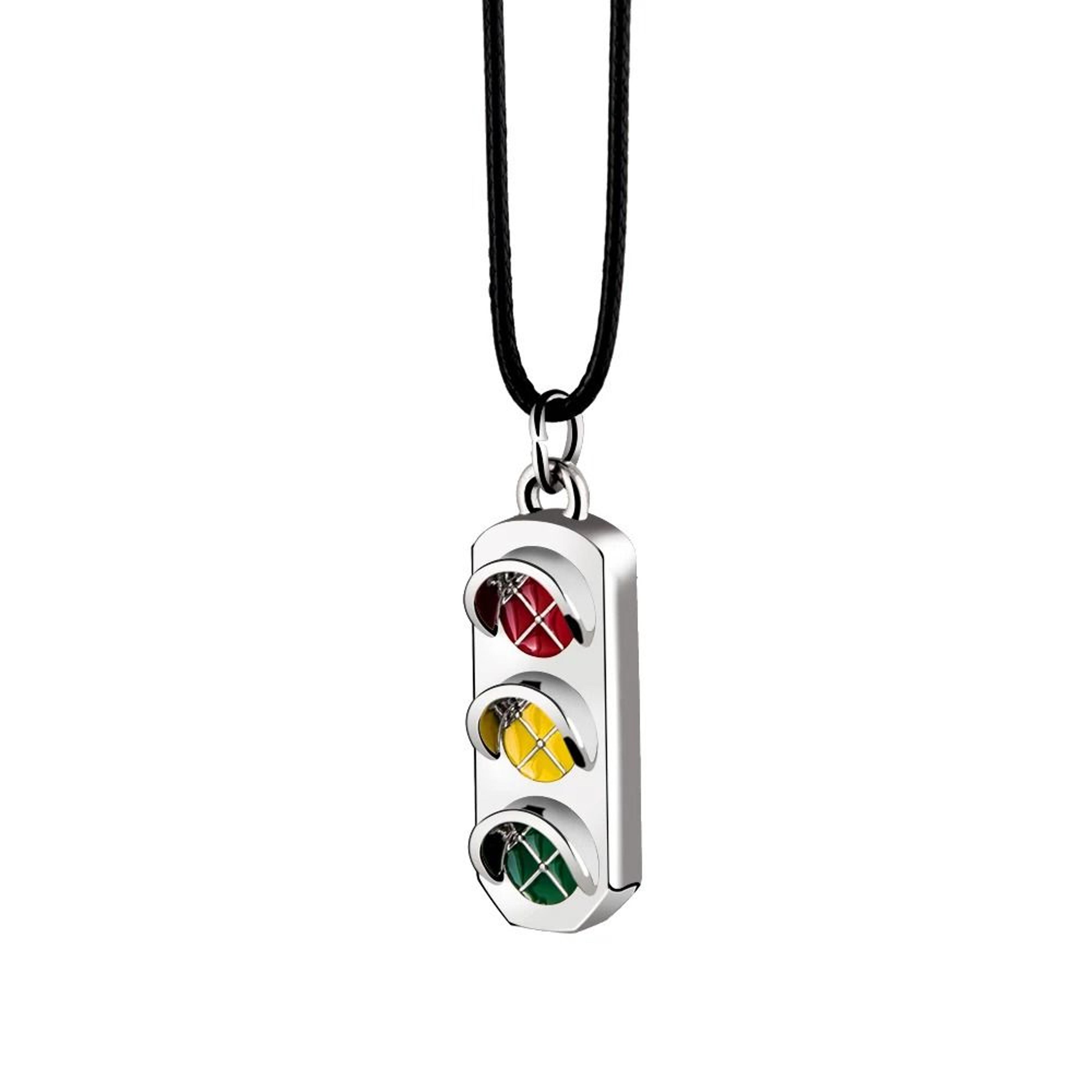 traffic light car pendant rear view mirror hanging ornament