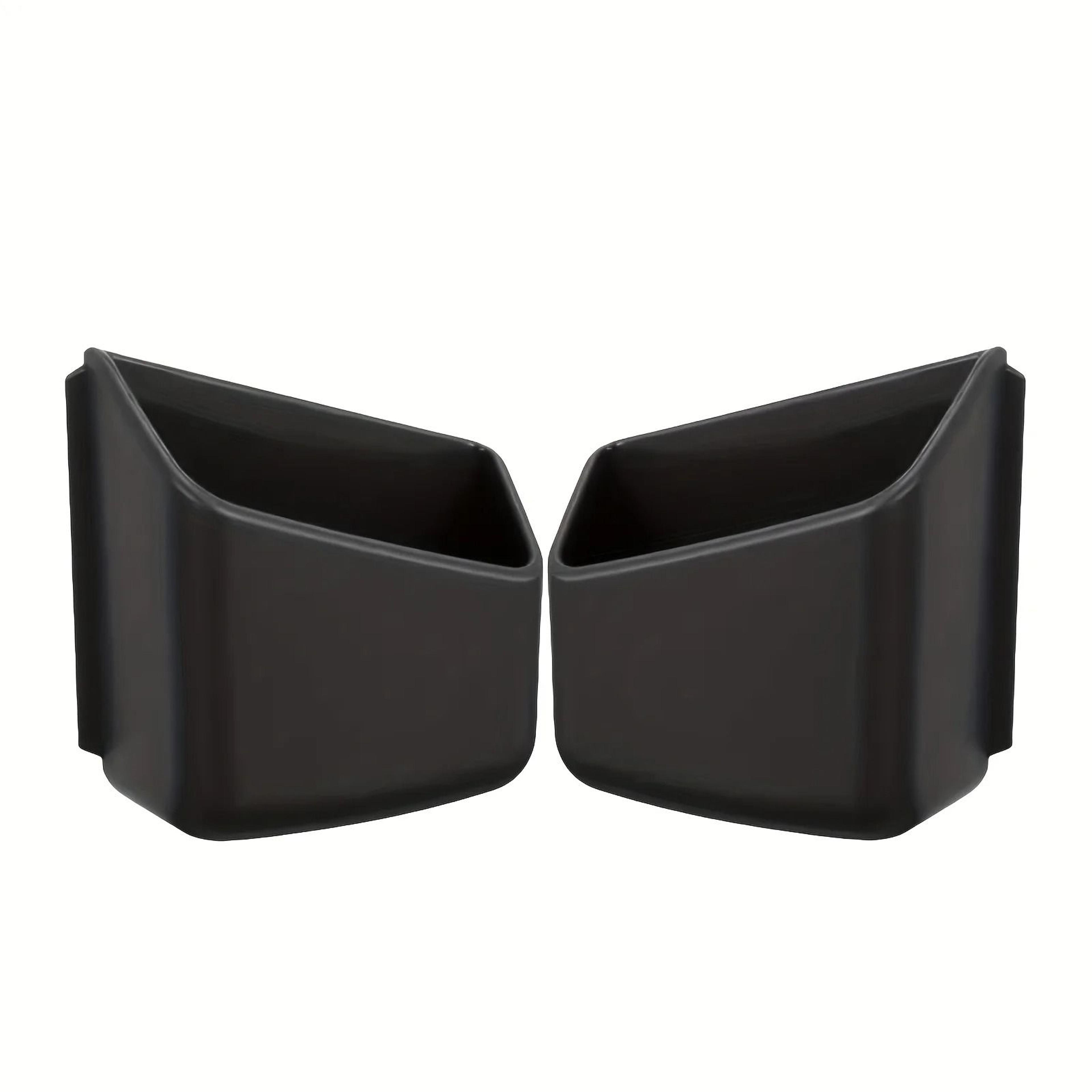 dual compartment car phone and glasses organizer
