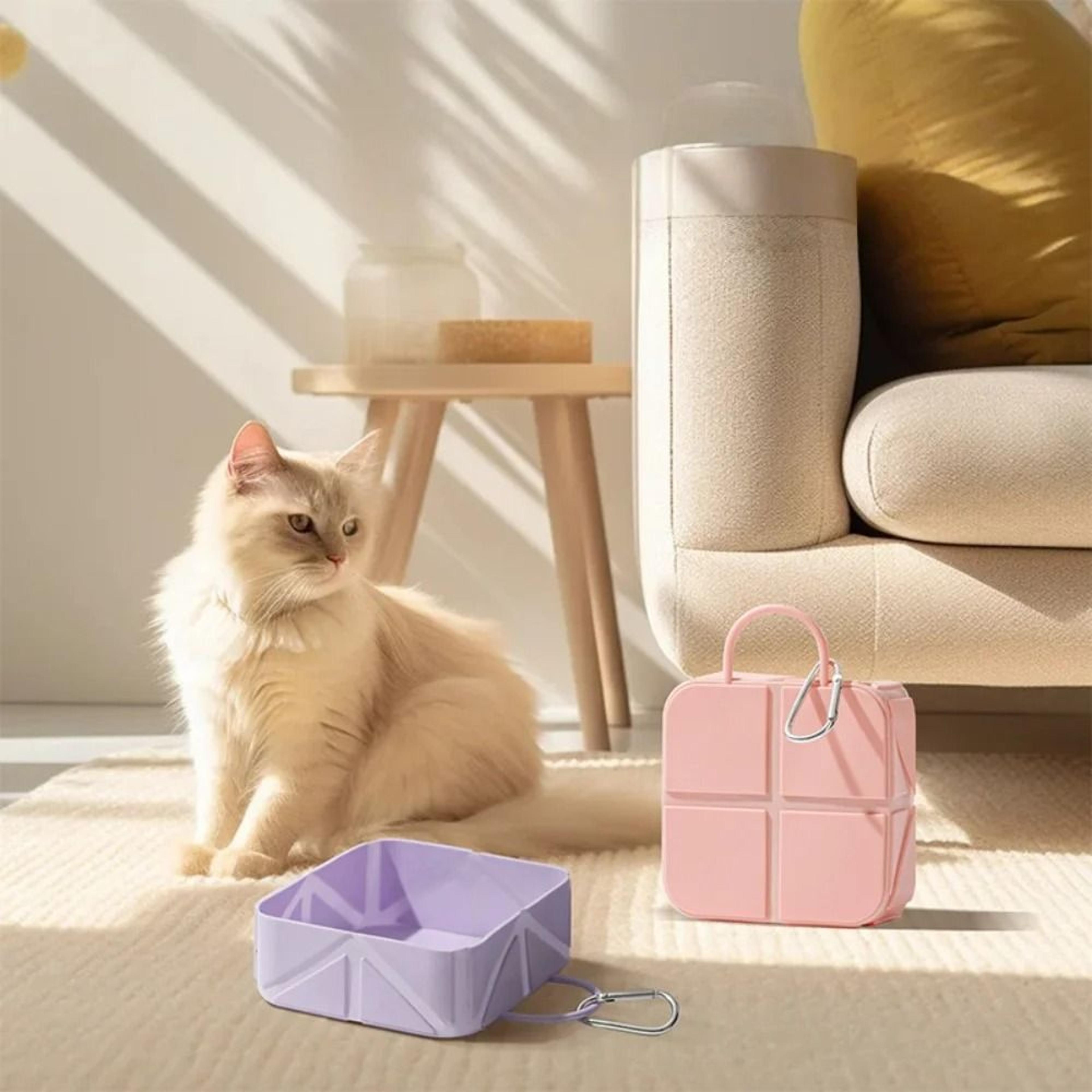 Portable Silicone Pet Travel Bowl For Dogs And Cats Foldable Camping Water And Food Dish 13