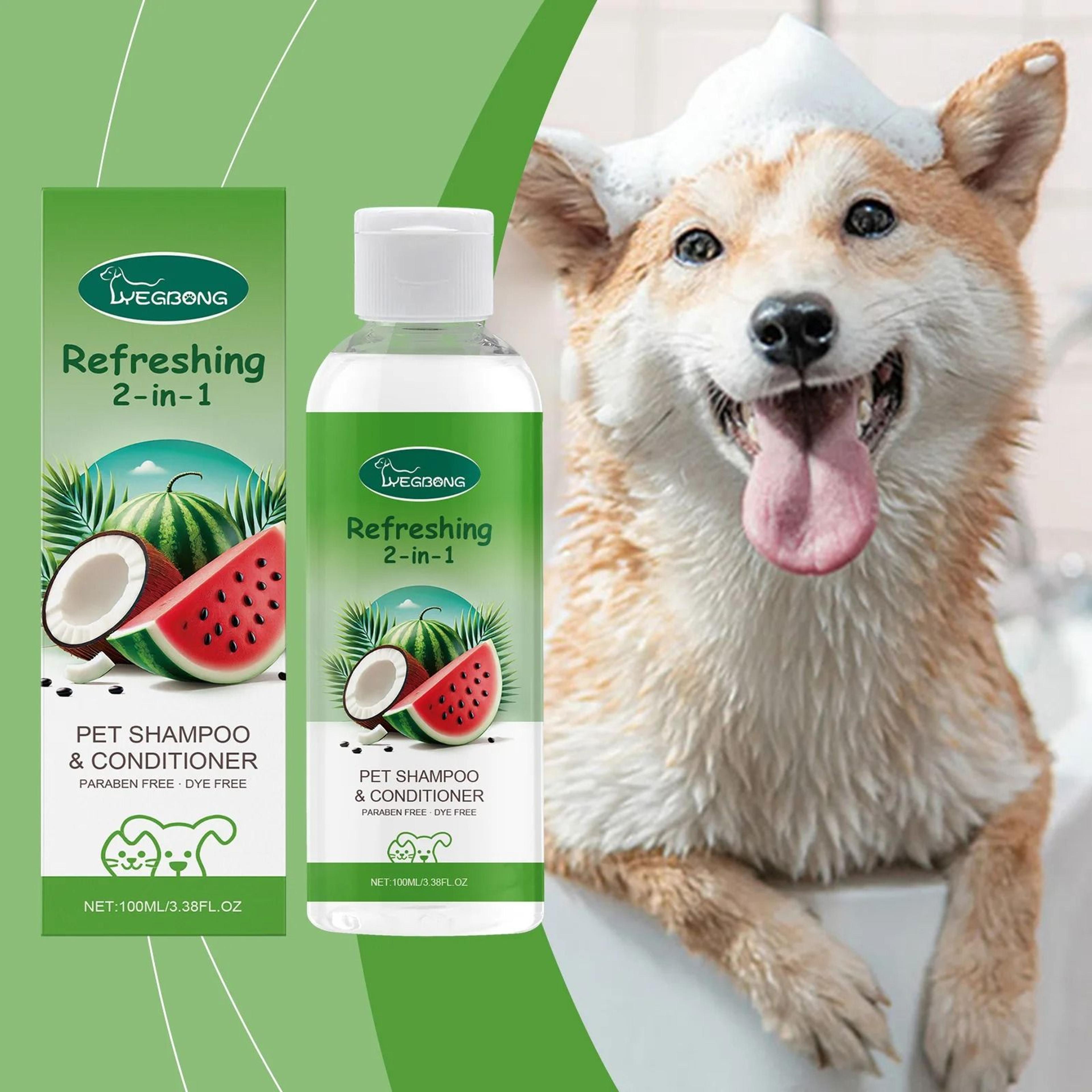 yegbong 2 in 1 pet shampoo and conditioner moisturizing dog shower gel