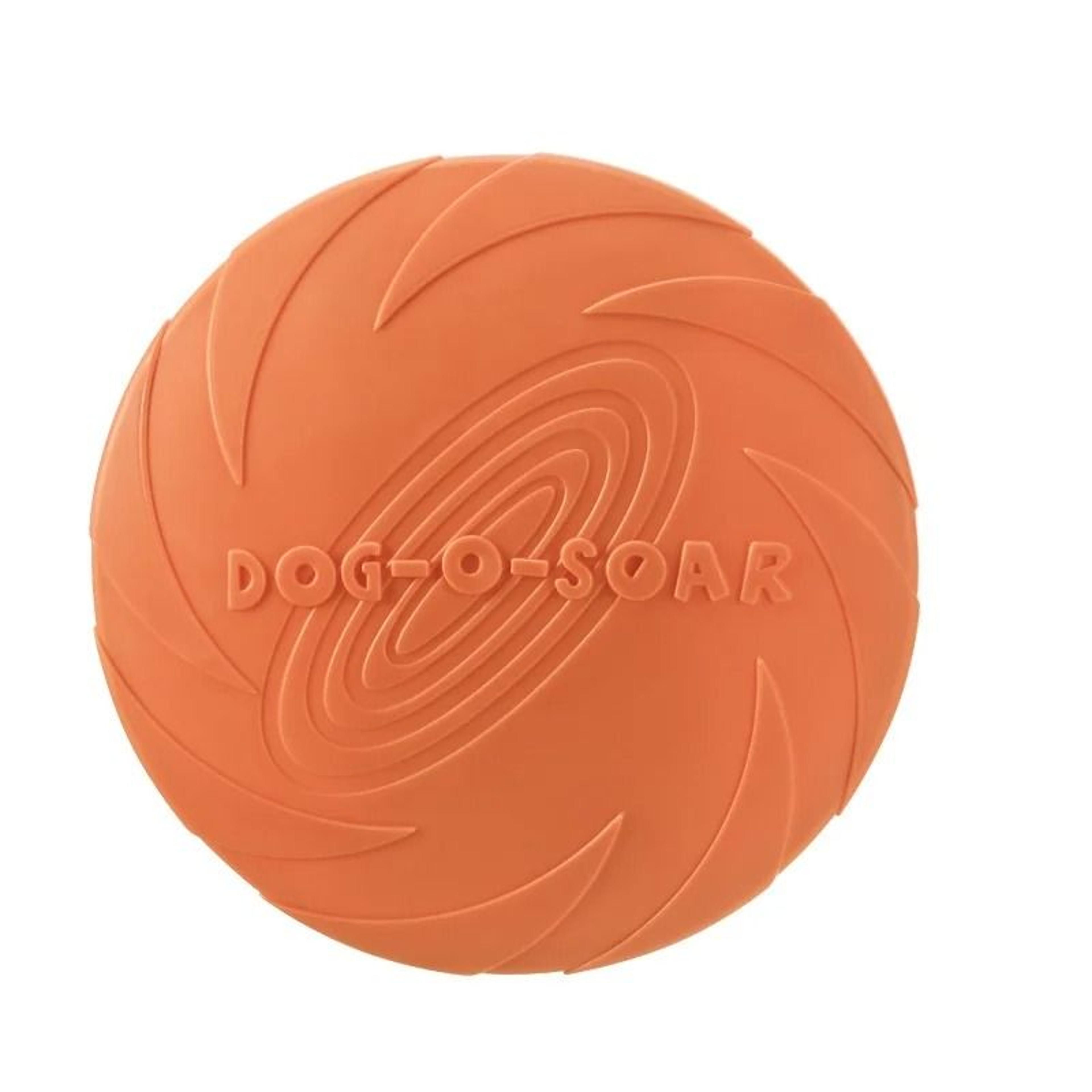 Interactive Silicone Flying Disc Dog Toy For Training And Fetch Play 2