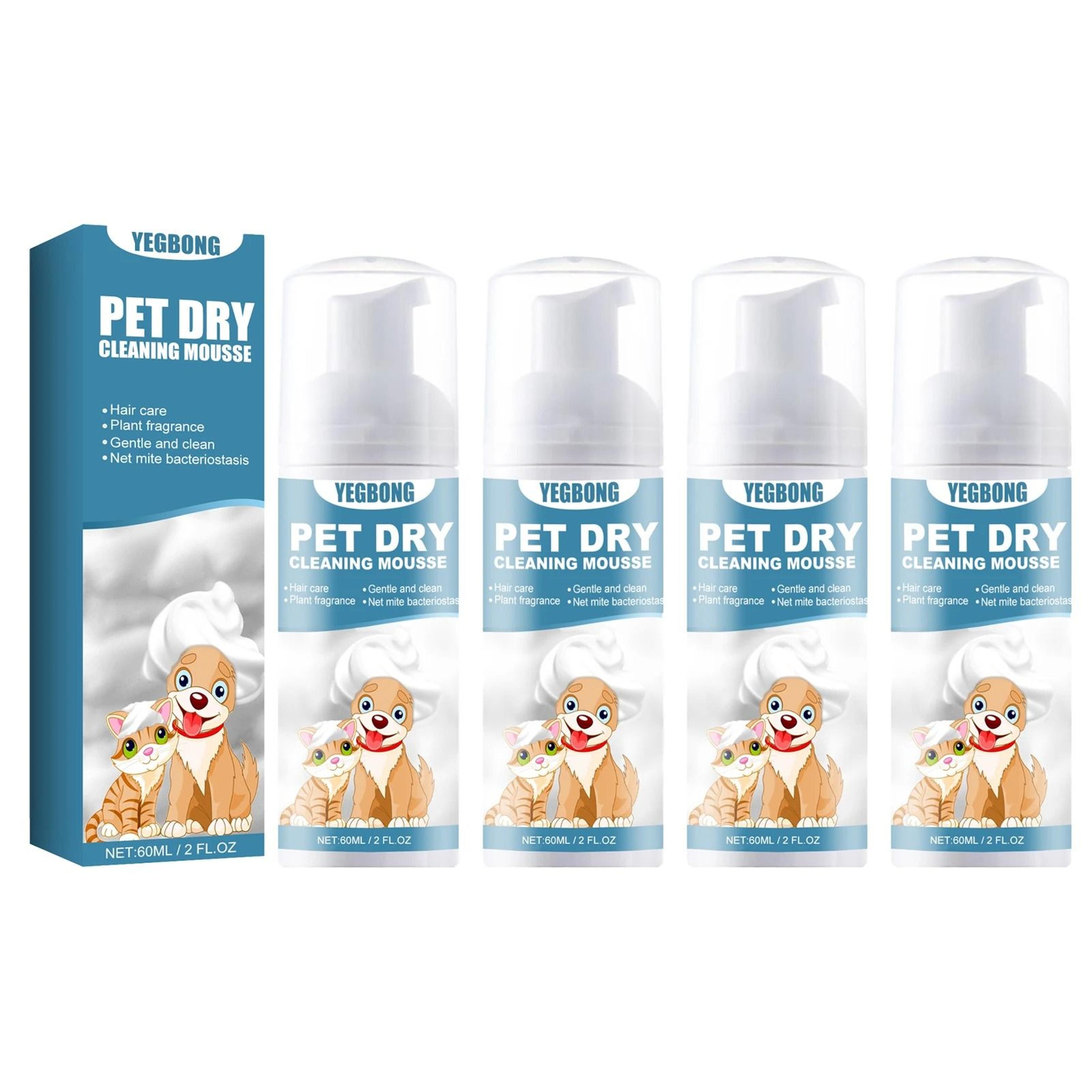 YEGBONG Pet Dry Shampoo No Rinse Odor Neutralizing Grooming Foam For Dogs And Cats 4