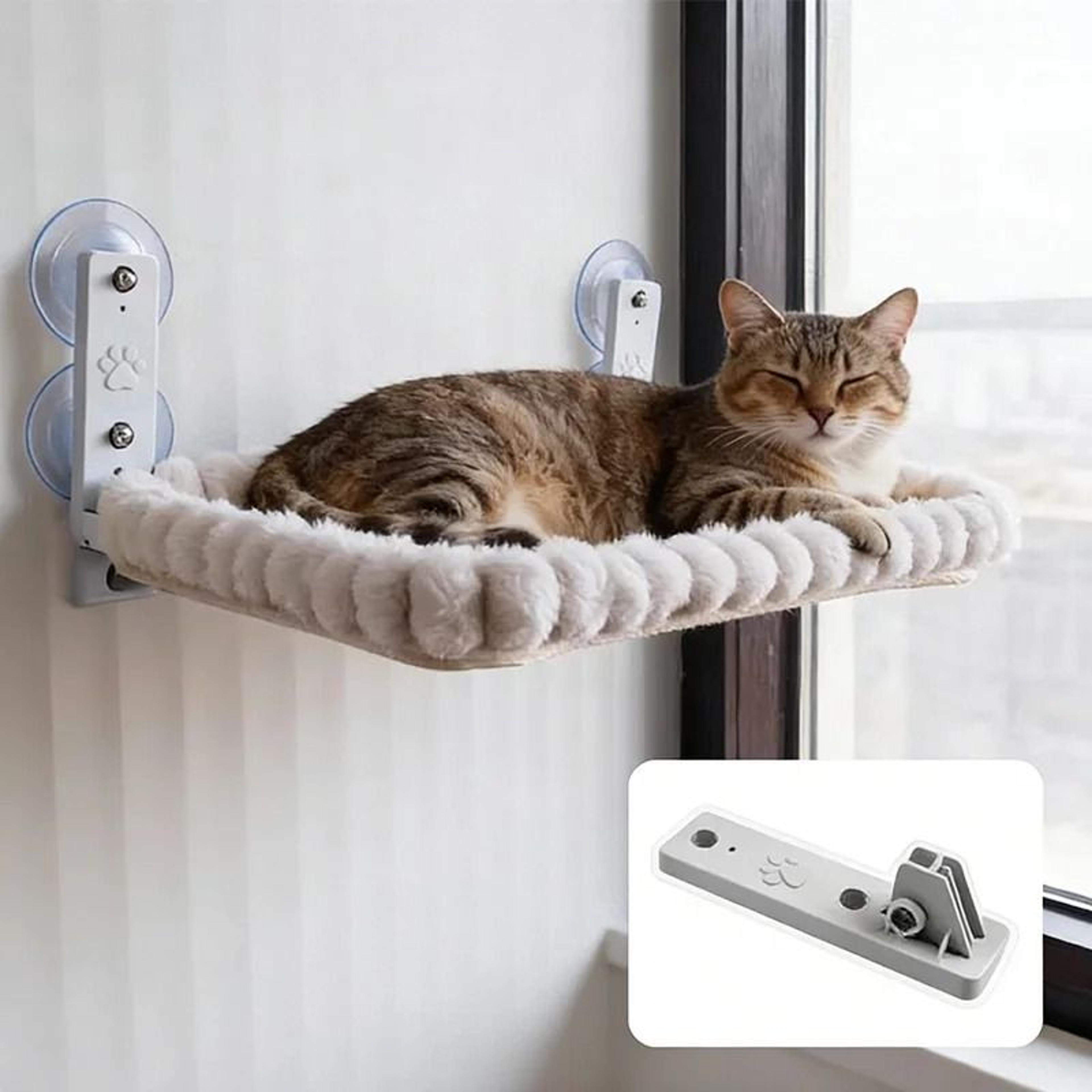 Cozy Cat Window Hammock With Strong Suction Cups Indoor Cat Perch Bed 1