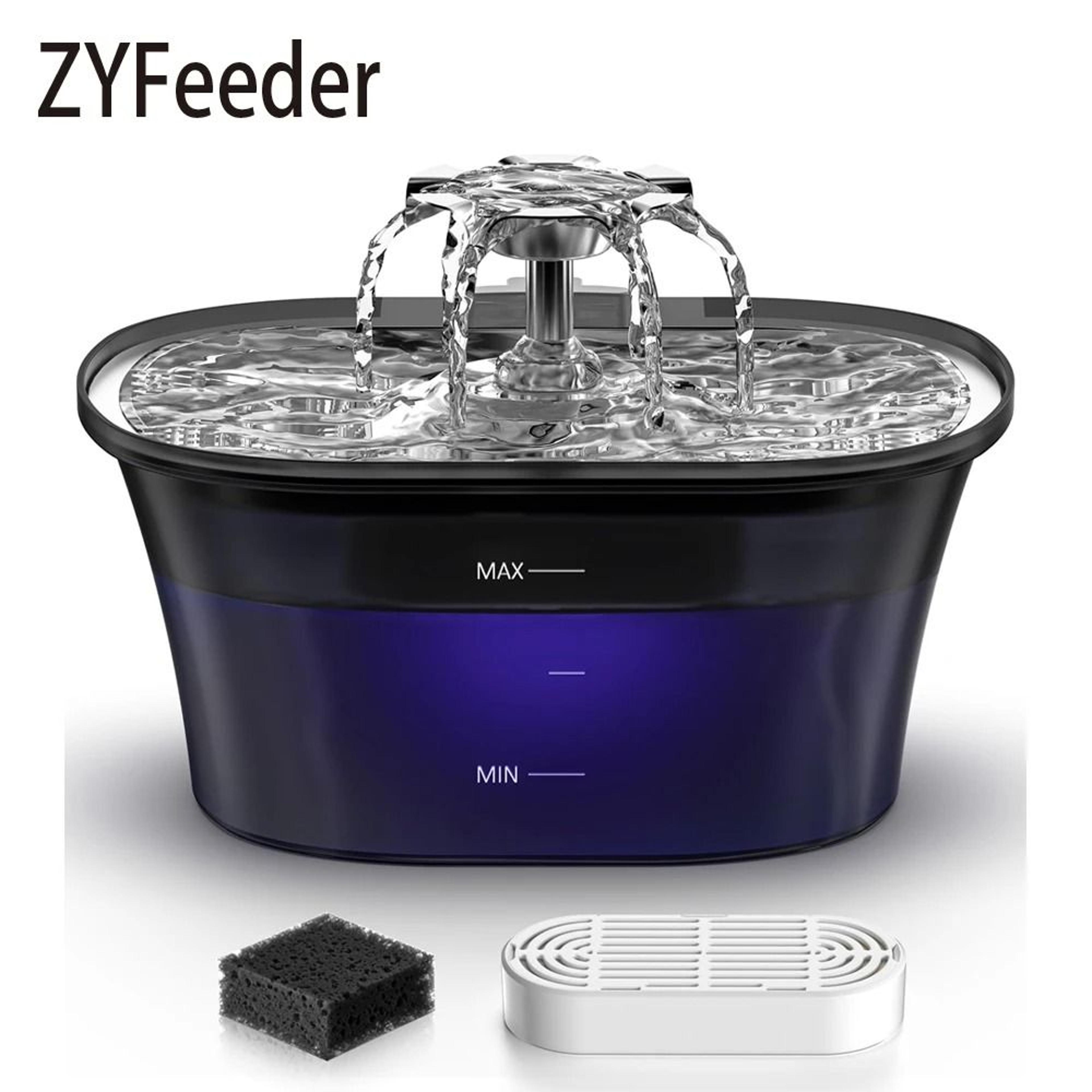 pureflow pet water fountain 2.5l usb automatic drinking fountain for cats and dogs