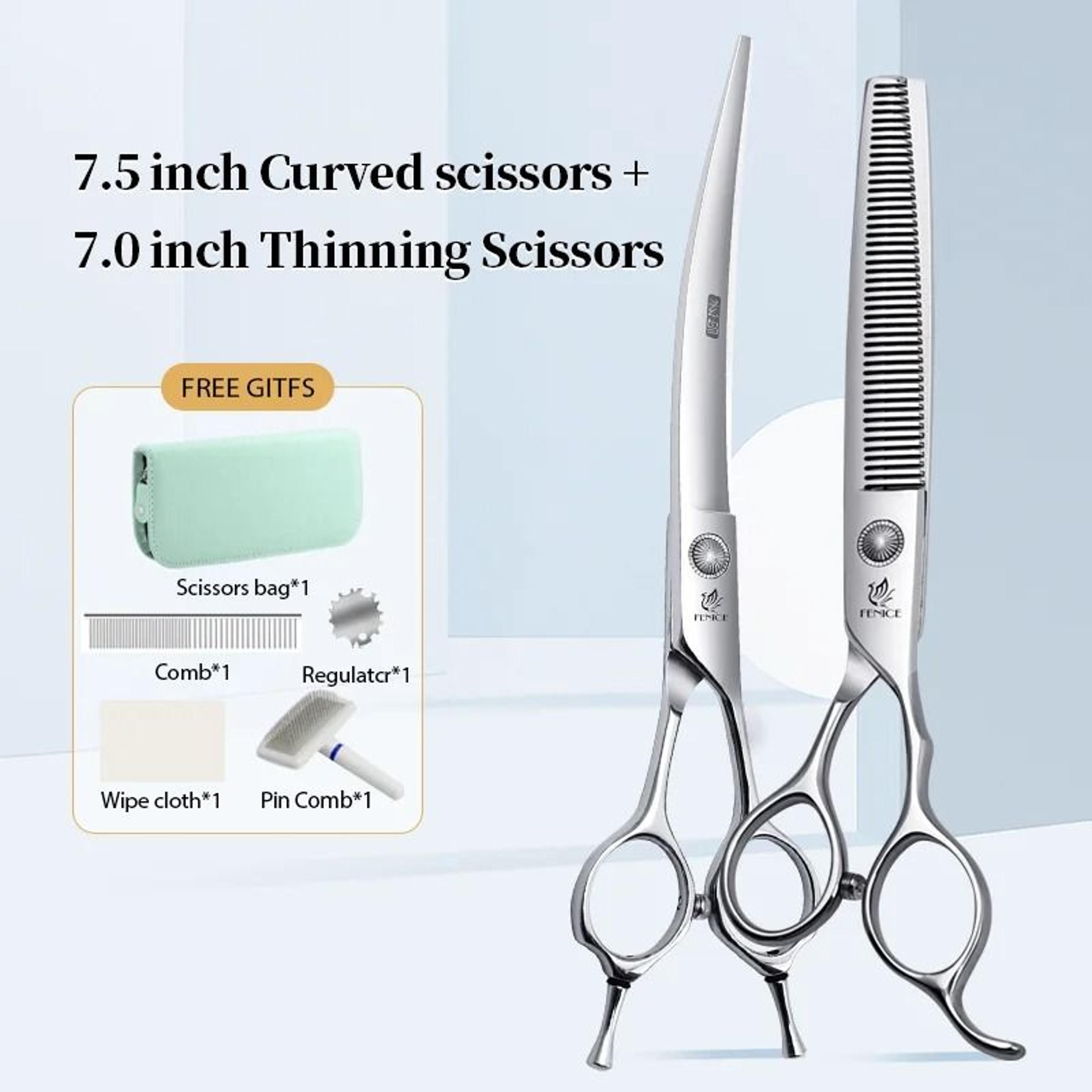 Fenice Professional Pet Grooming Scissors Set For Dogs And Cats 15