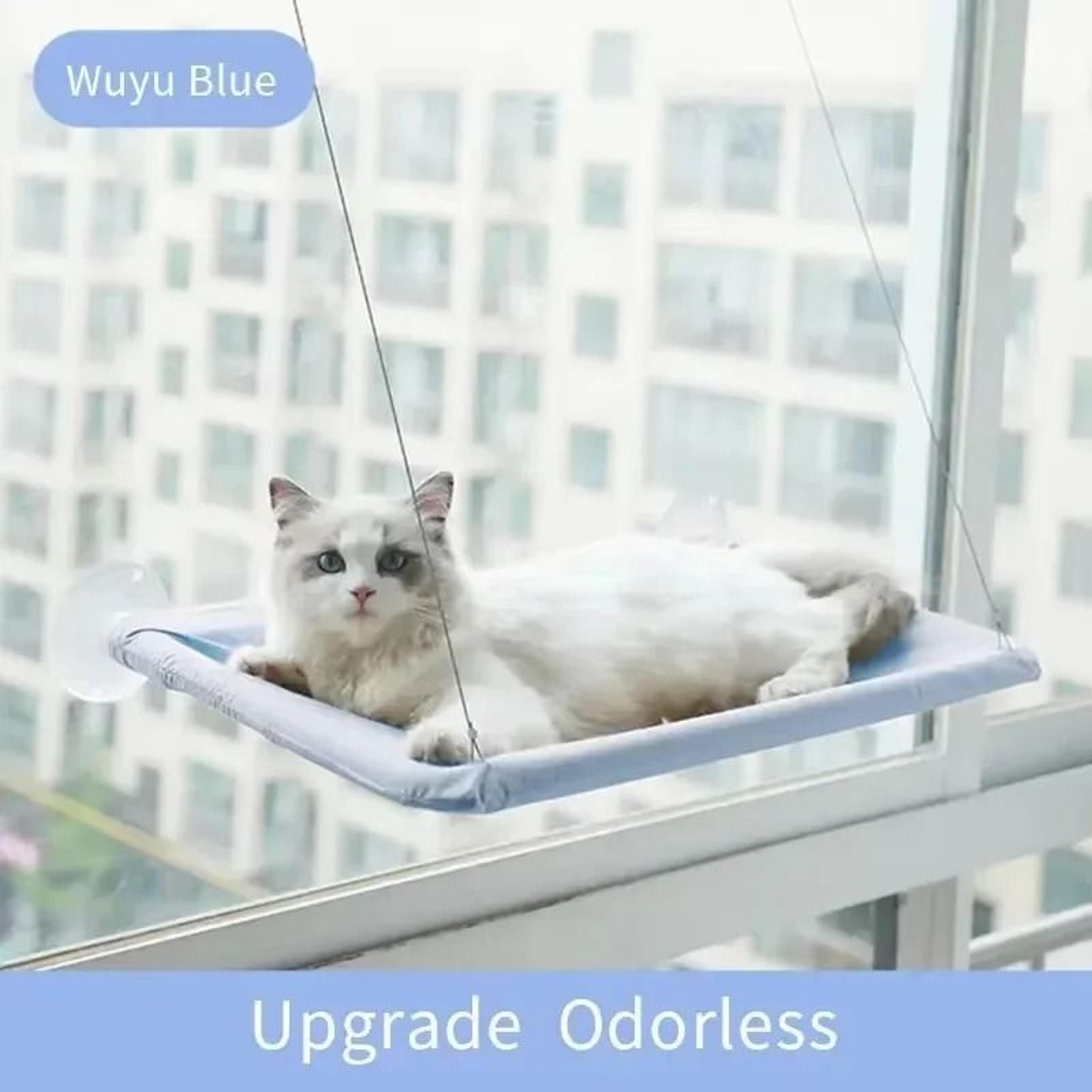 Ultra Soft Cat Window Hammock Bed Cozy Mounted Perch For Indoor Cats 1
