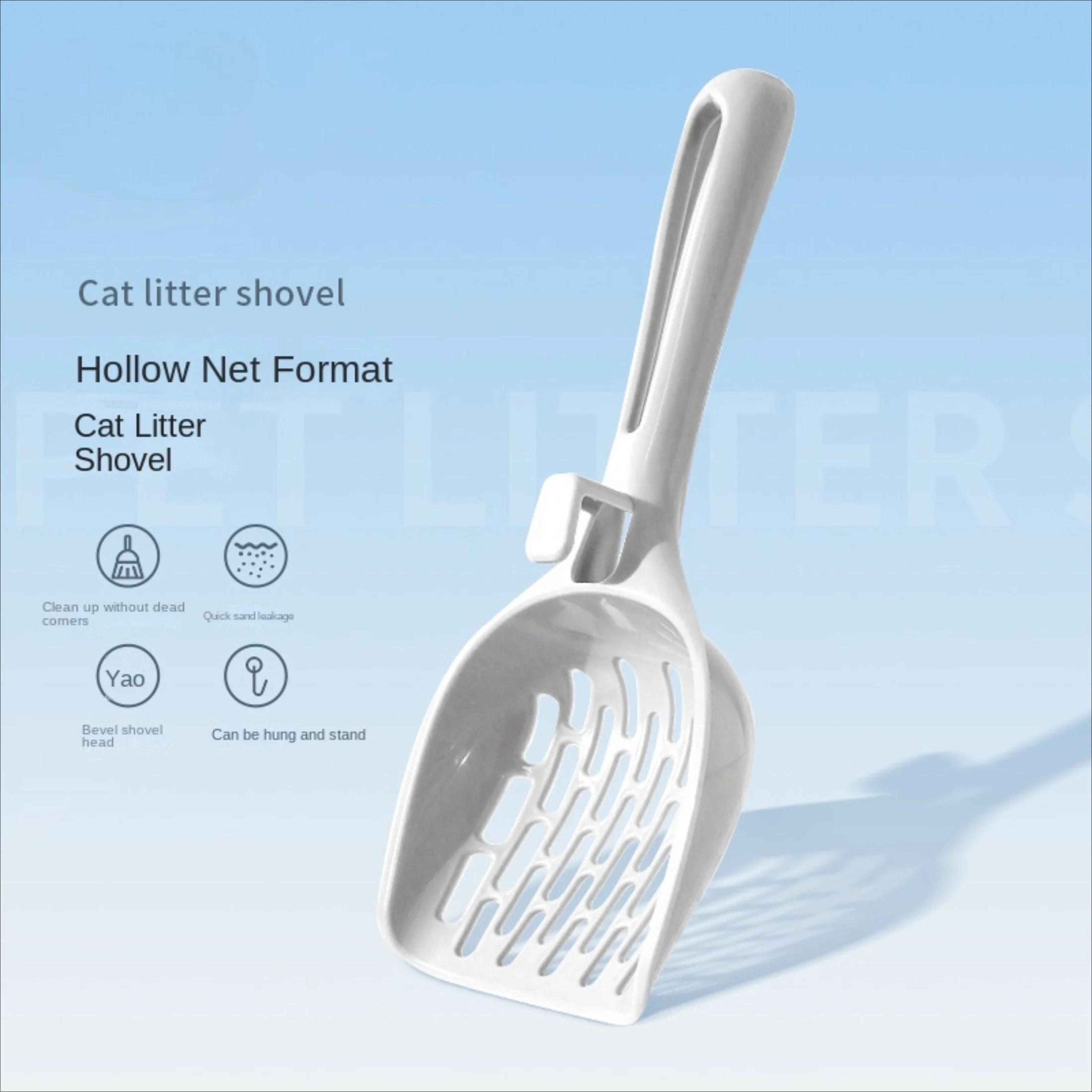 Self Cleaning Cat Litter Scoop With Storage Base 4