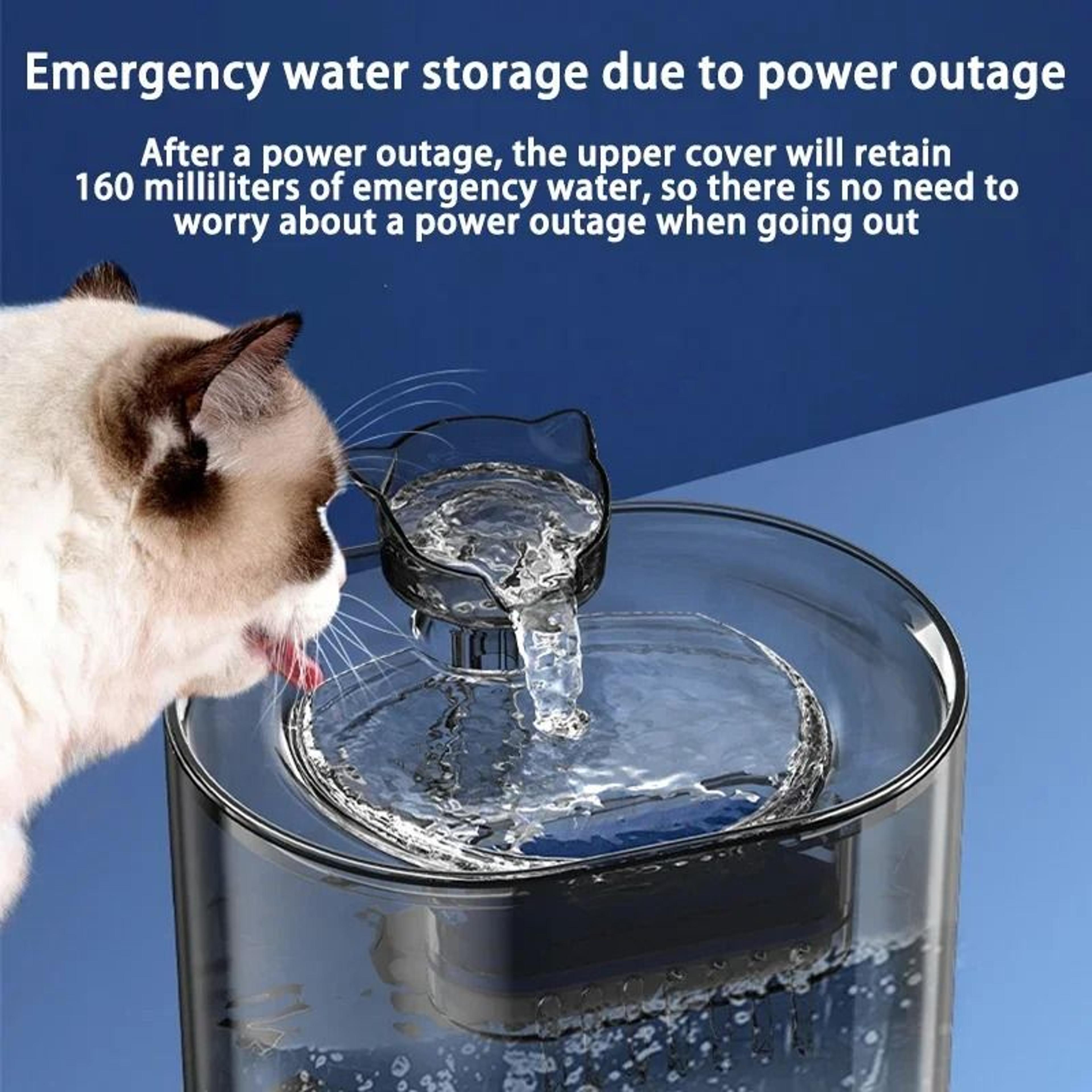 USB Automatic Cat Water Fountain With Quiet Recirculating Filter 19