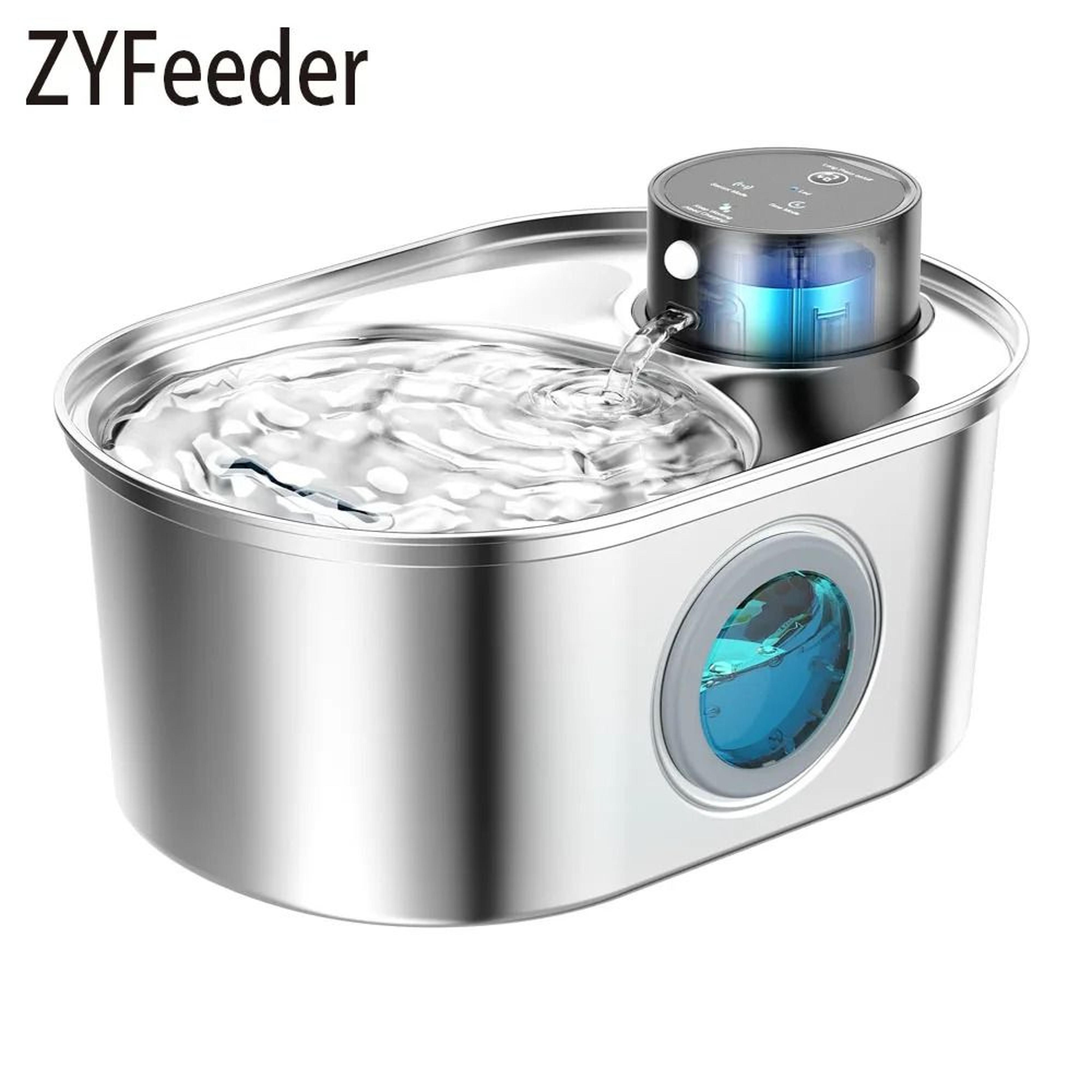 108oz automatic pet water fountain stainless steel wireless cat and dog drinking fountain