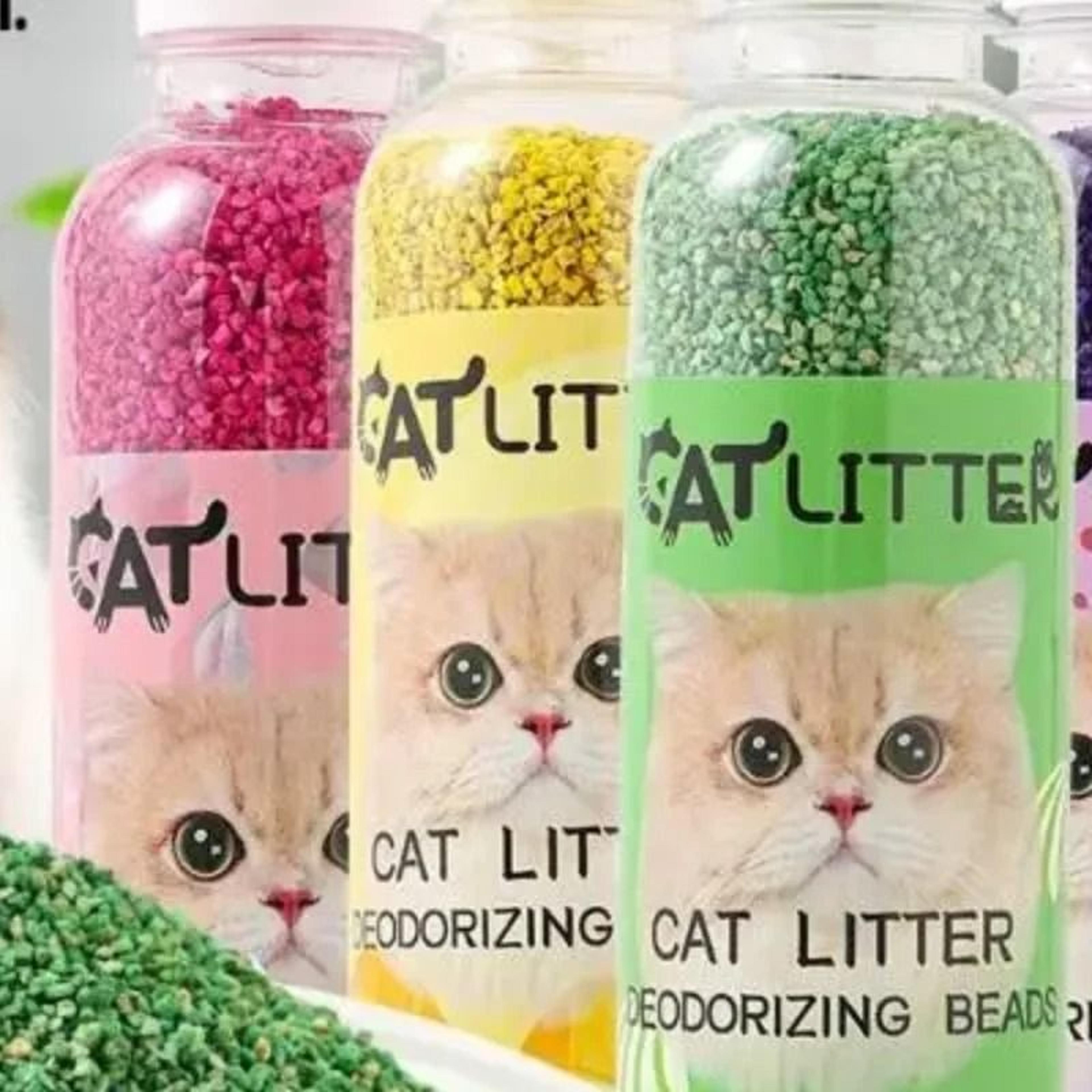 Cat Litter Deodorizing Beads Long Lasting Litter Box Freshener Granules 9