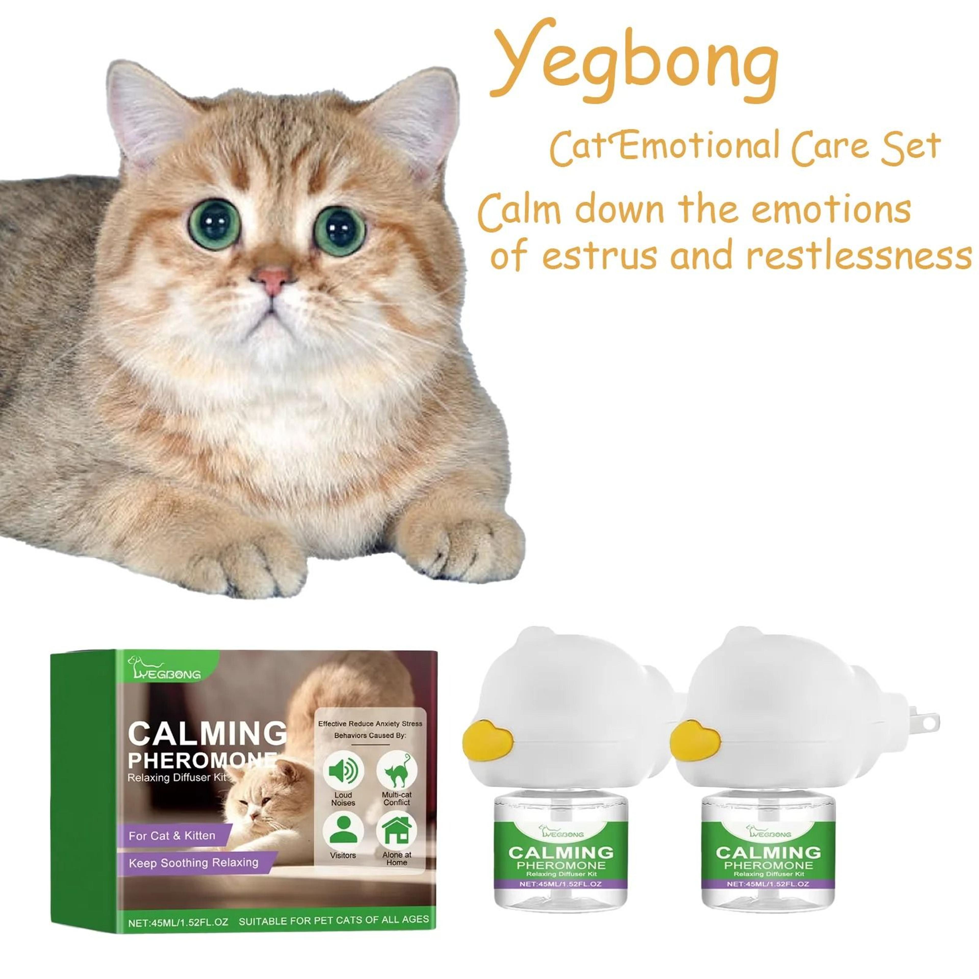 Plug In Cat Calming Diffuser Pheromone Relaxant For Anxiety Relief And Stress Support 0